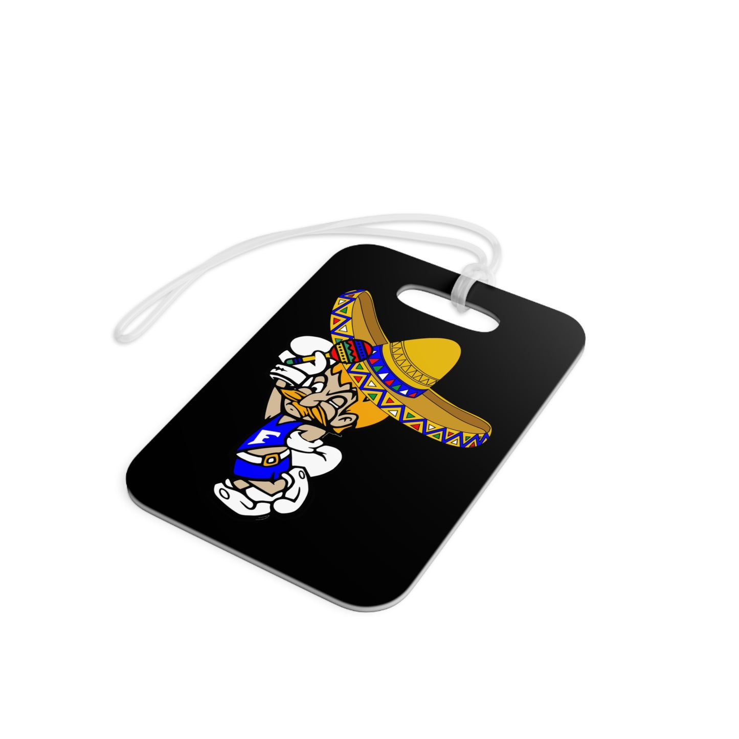 Sombrero Midget Luggage Tags - Black