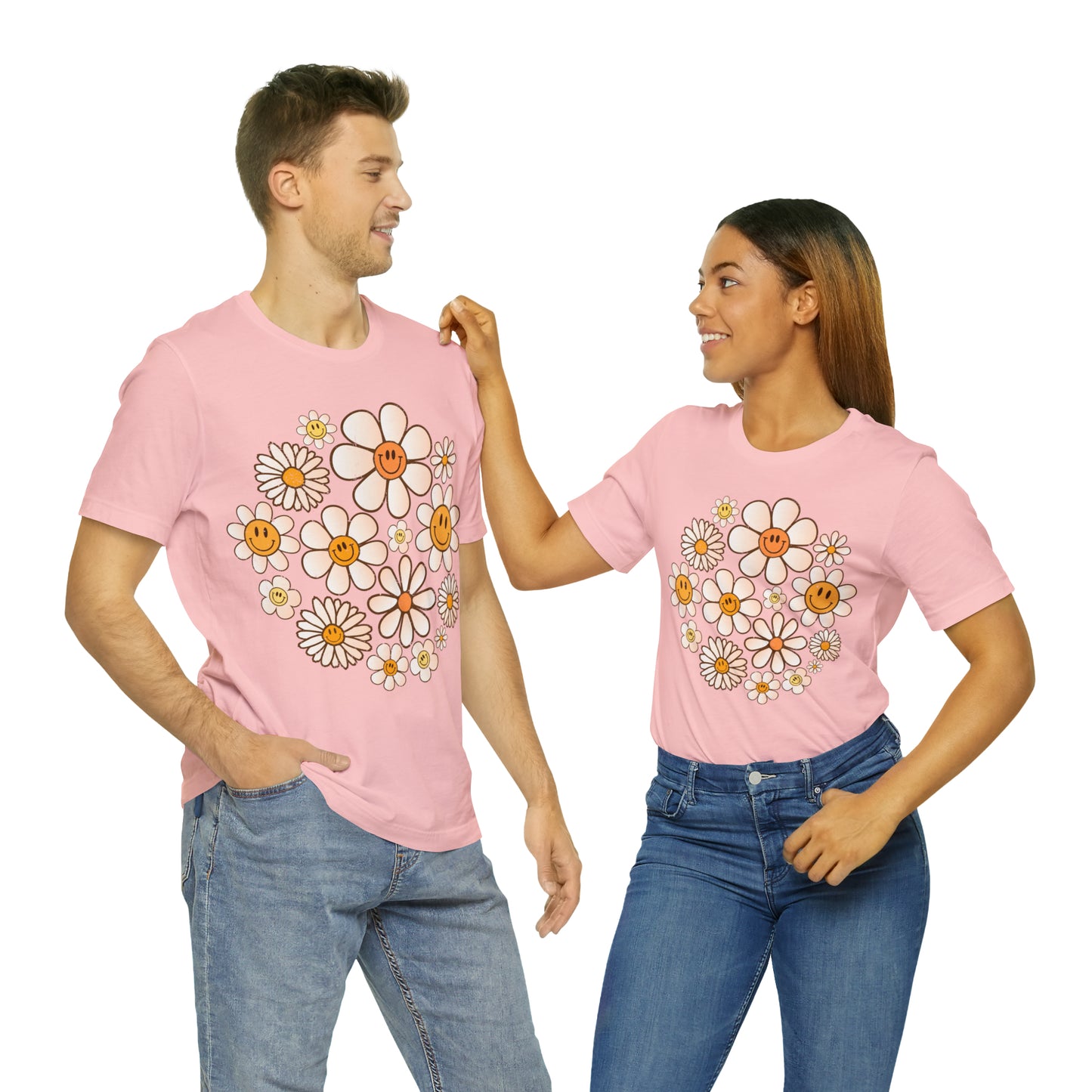 Distressed Smiling Daisies T-Shirt