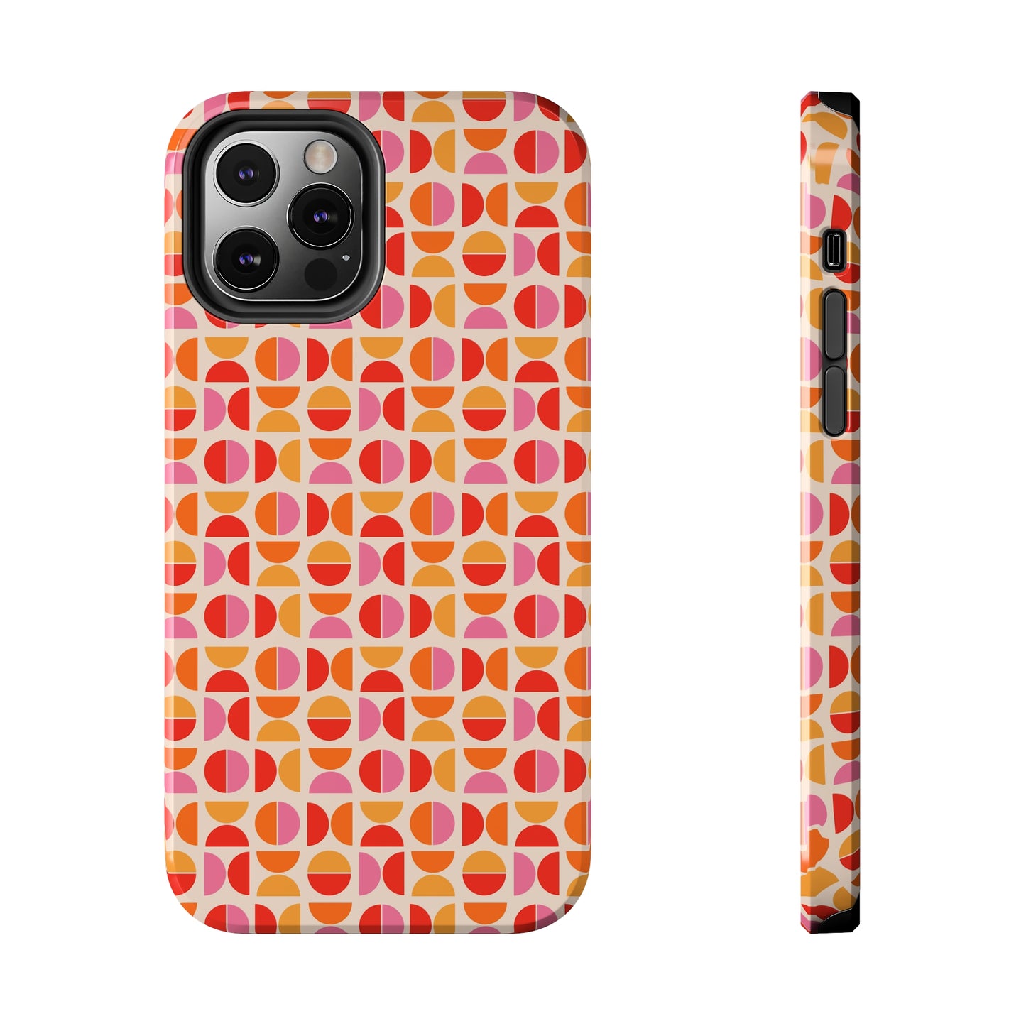 Retro Circle Tough Phone Cases