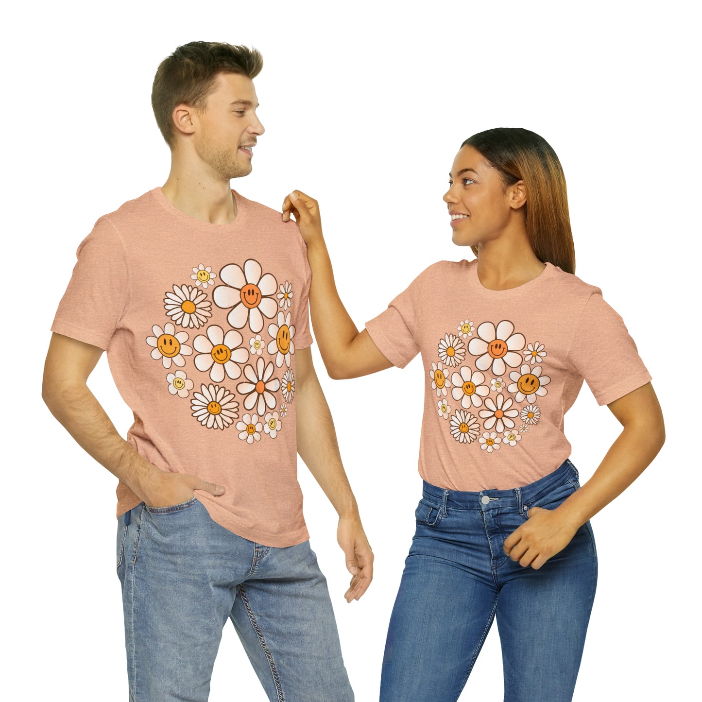 Distressed Smiling Daisies T-Shirt