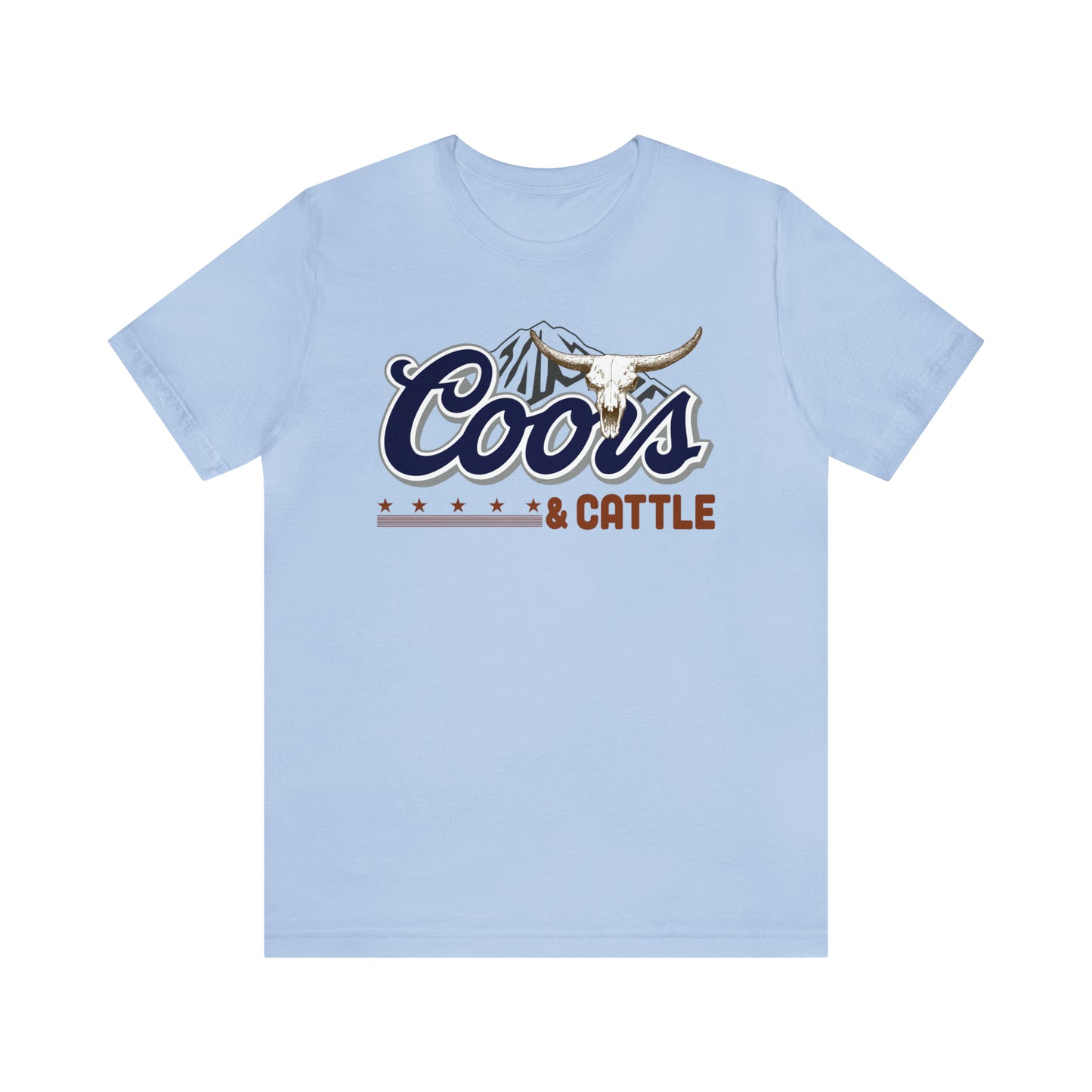 Beer and Cattle Unisex Jersey Short Sleeve Tee