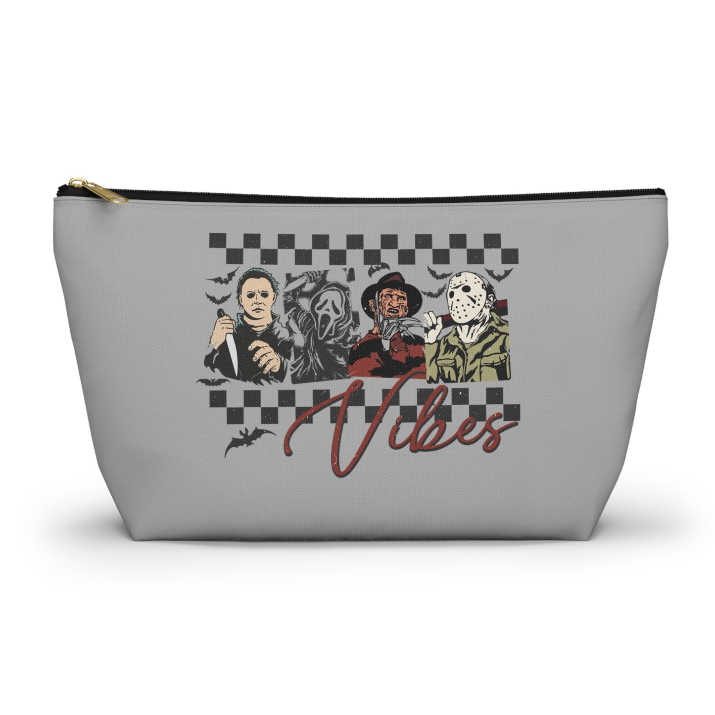 Halloween Horror Movie Vibes Accessory Pouch w T-bottom