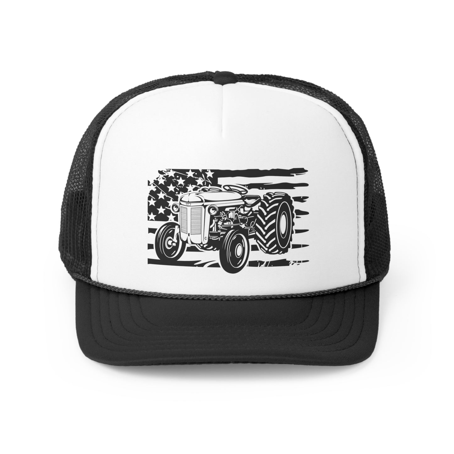 American USA Tractor Love Tall Trucker Caps