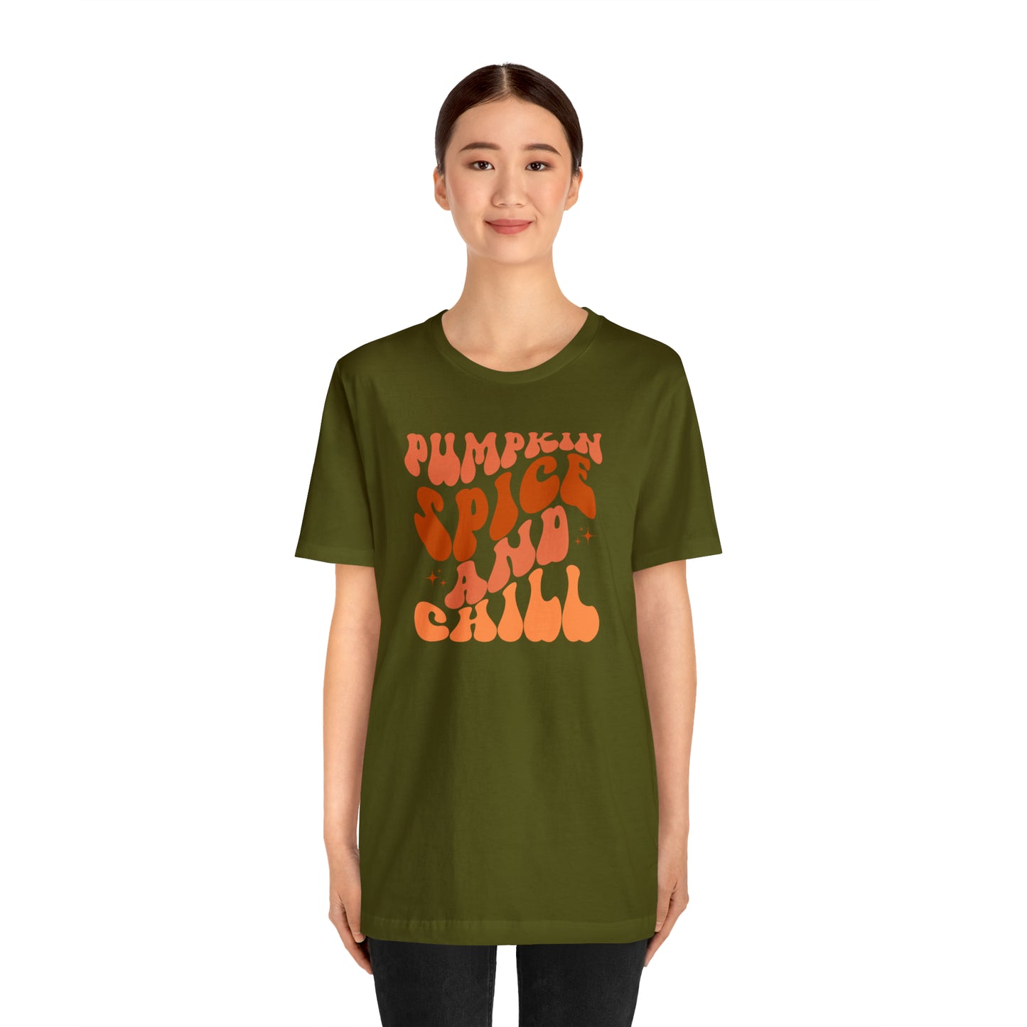 Pumpkin Spice and Chill Teacher T-Shirt