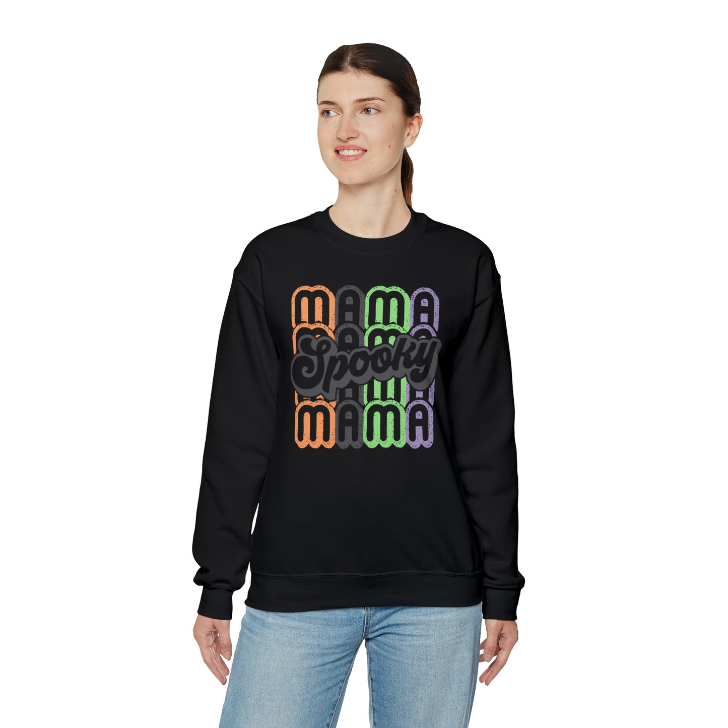 Spooky Mama Unisex Heavy Blend™ Crewneck Sweatshirt