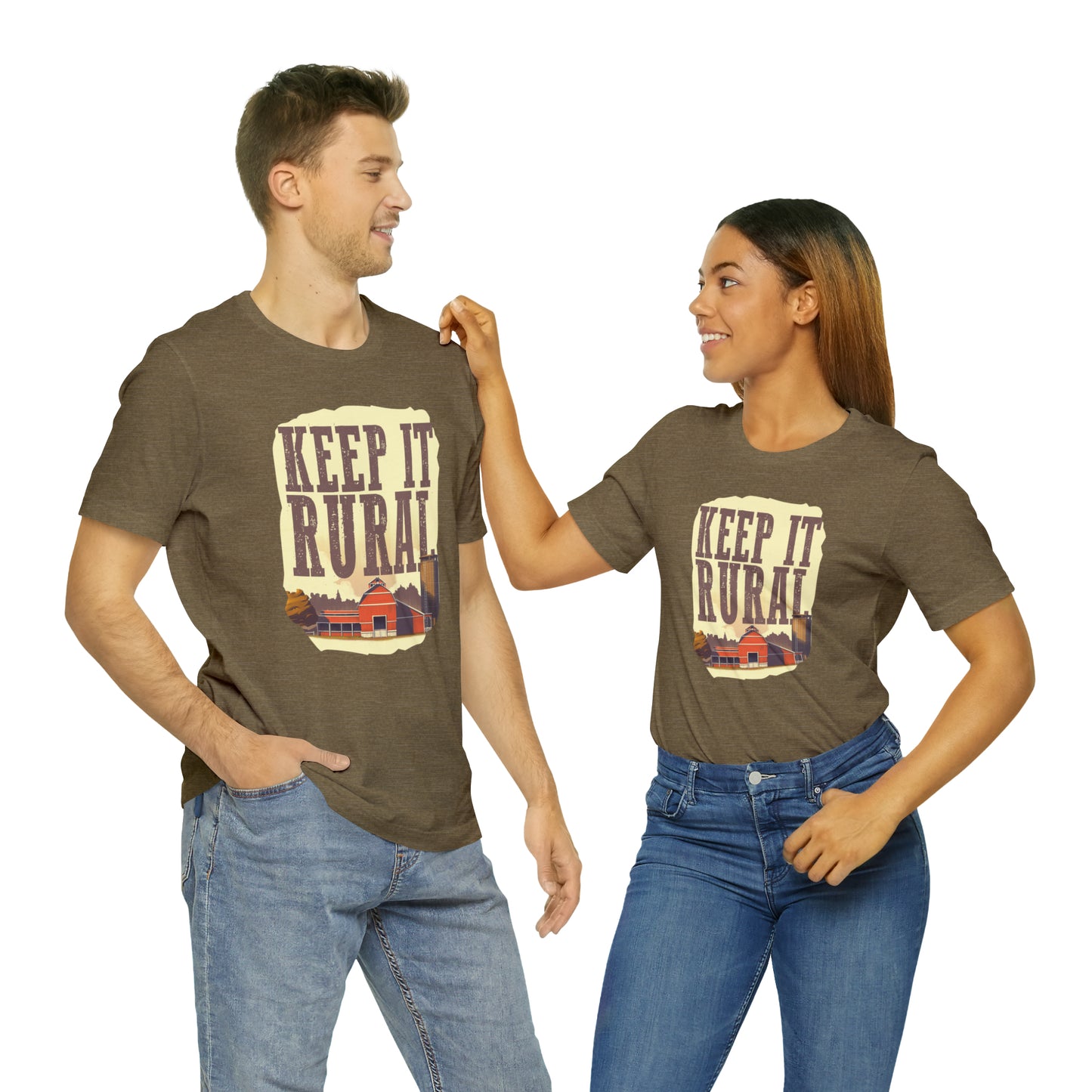 "Keep It Rural" Unisex Jersey Short Sleeve Tee