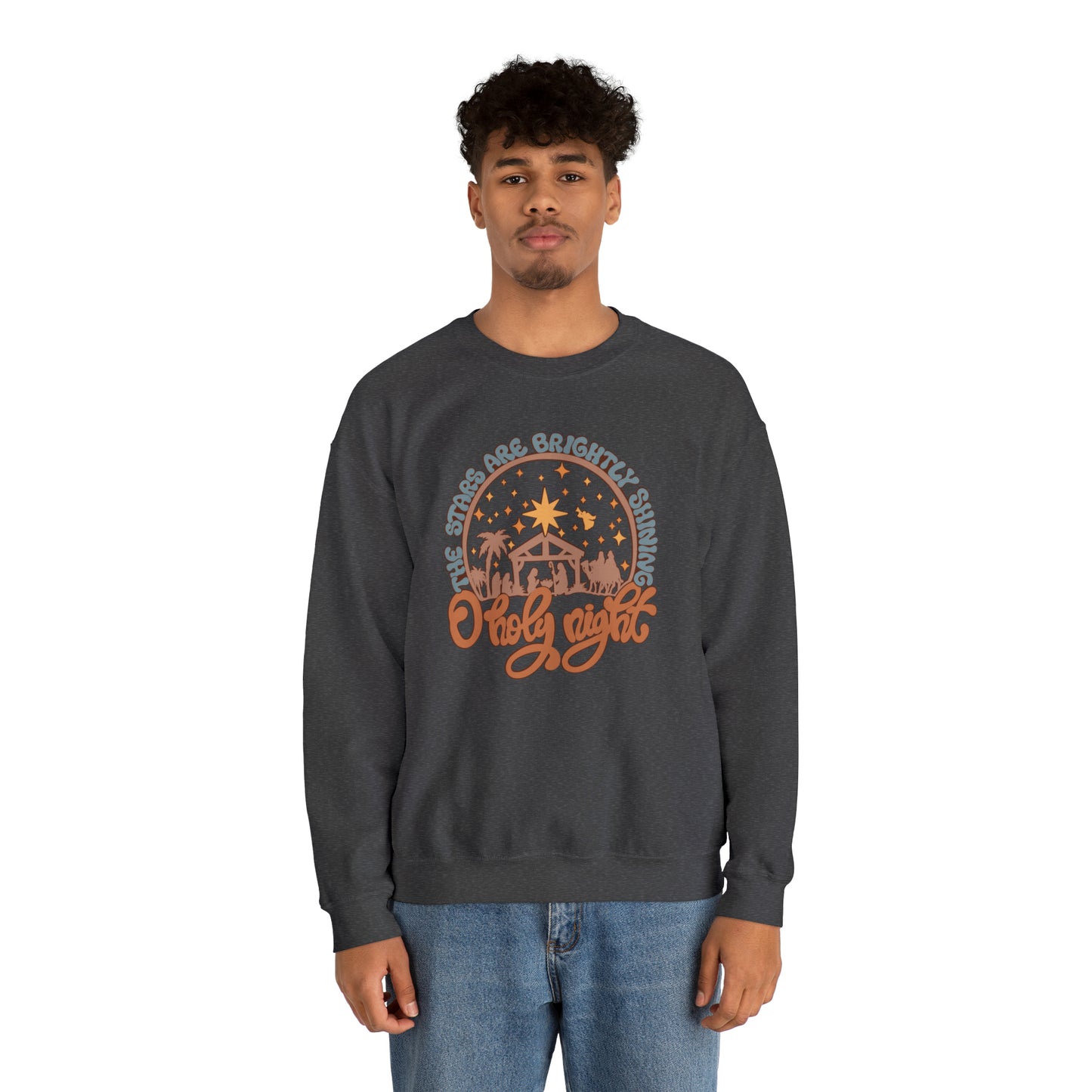 Oh Holy Night Heavyweight Crewneck Sweatshirt