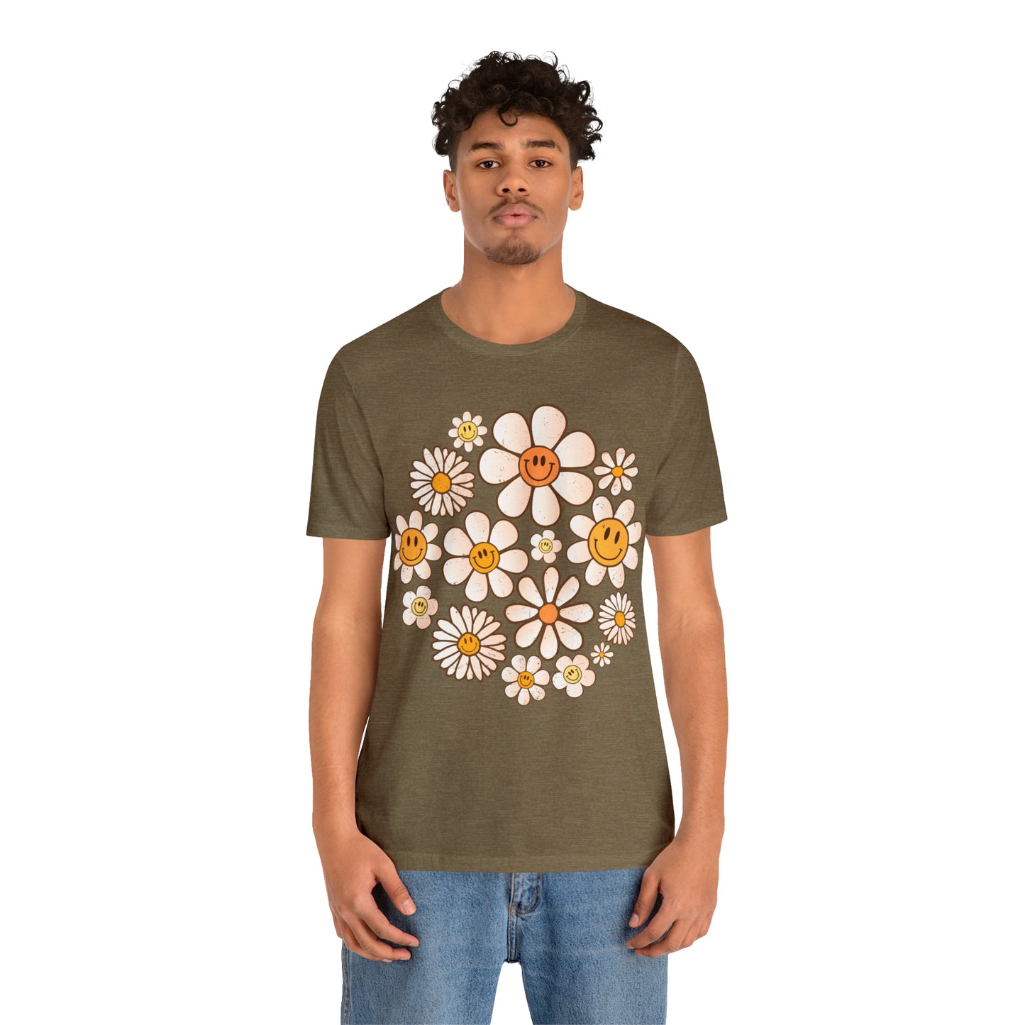 Distressed Smiling Daisies T-Shirt