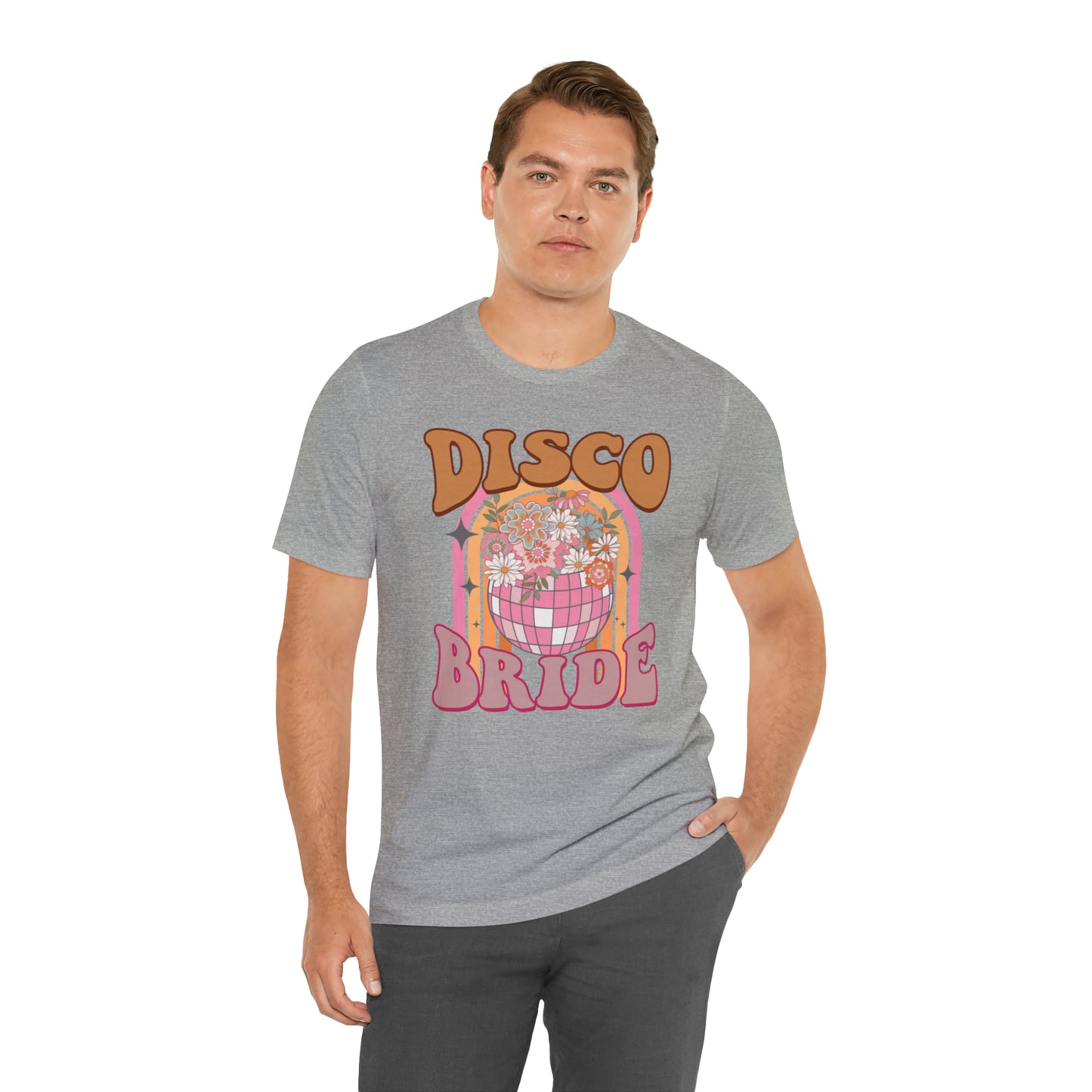 Retro Disco Bride Mirror Ball T-Shirt