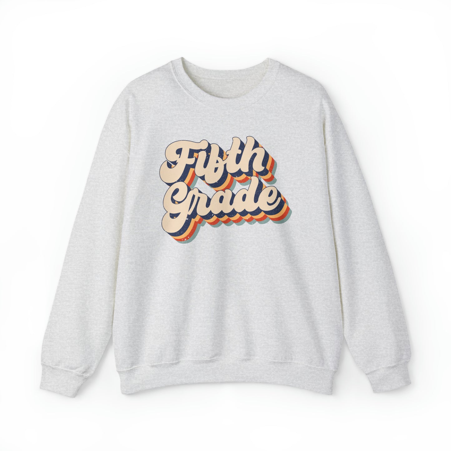 Retro Fifth Grade Unisex Heavy Blend™ Crewneck Sweatshirt