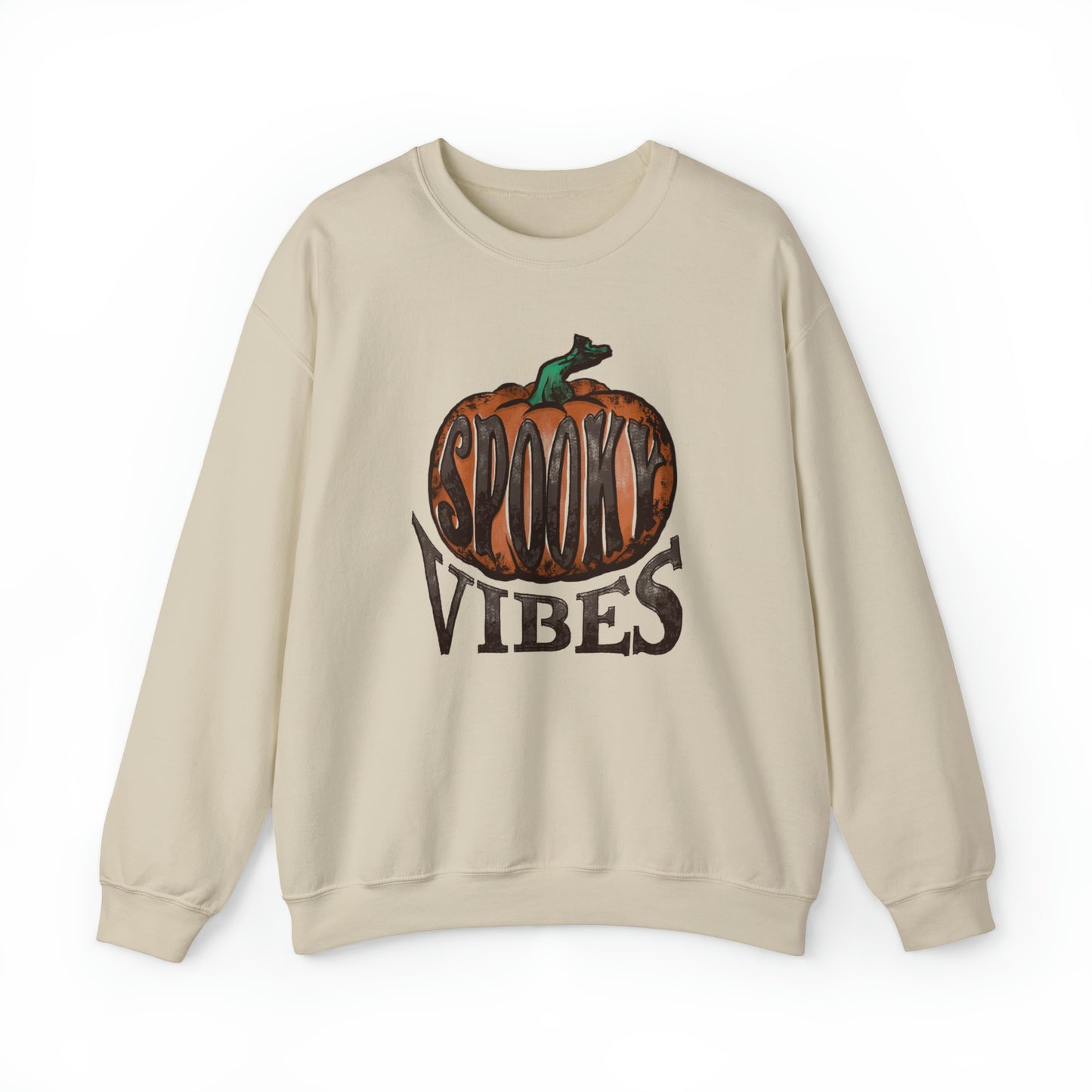 Spooky Vibes Fall Halloween Unisex Heavy Blend™ Crewneck Sweatshirt