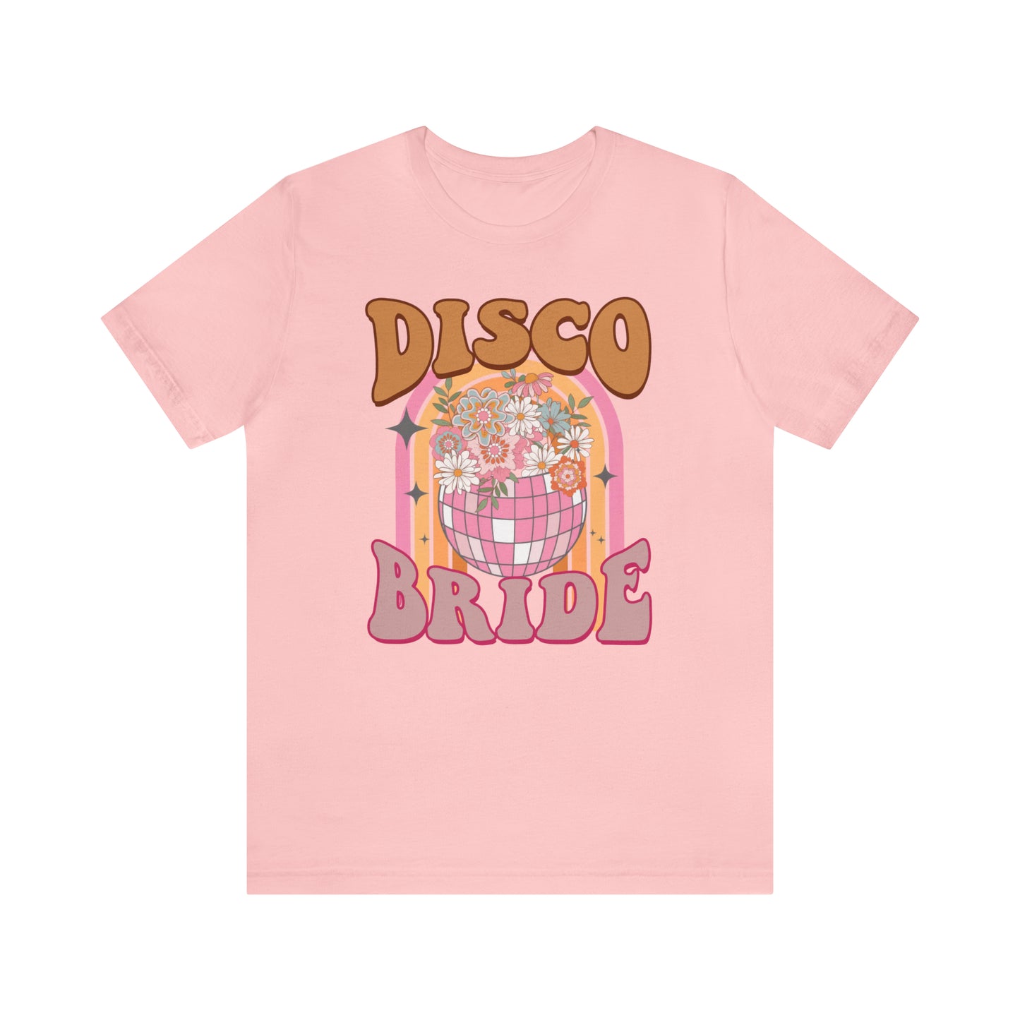 Retro Disco Bride Mirror Ball T-Shirt