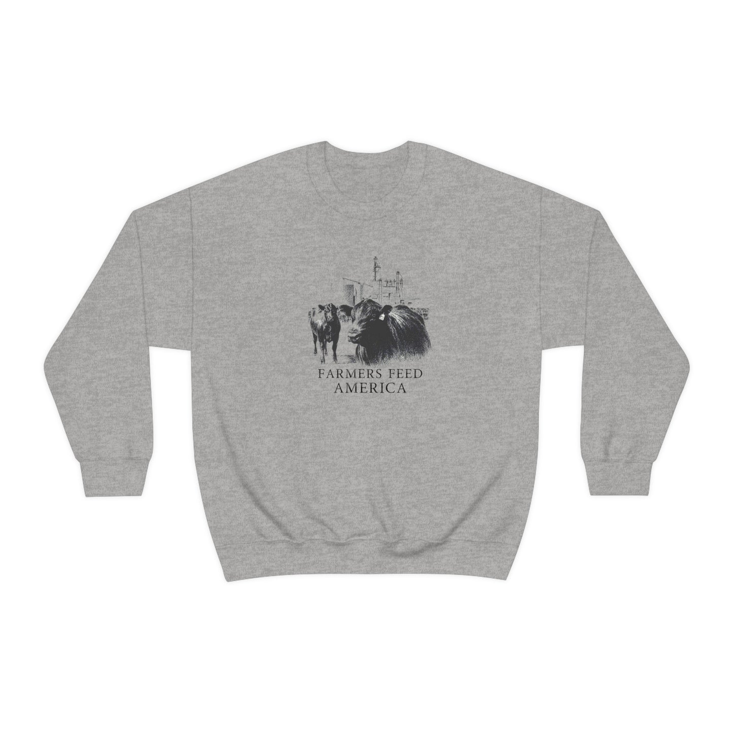 "Farmers Feed America" - Unisex Heavy Blend™ Crewneck Sweatshirt