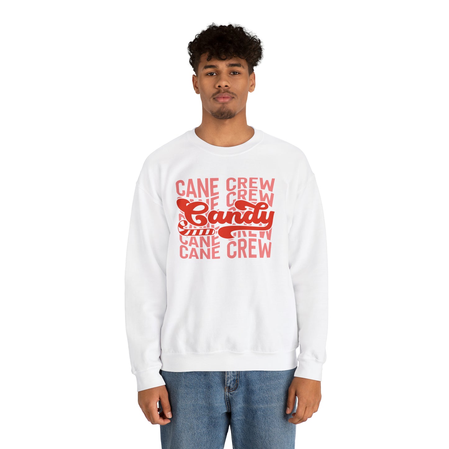 Candy Cane Crew Unisex Heavy Blend™ Crewneck Sweatshirt