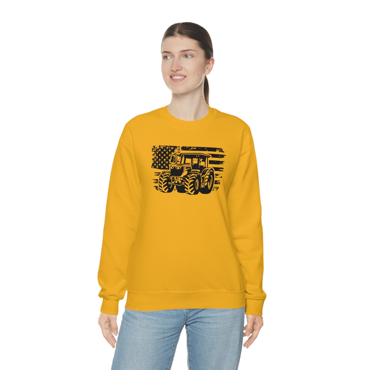 "American Tractor" - Unisex Heavy Blend™ Crewneck Sweatshirt