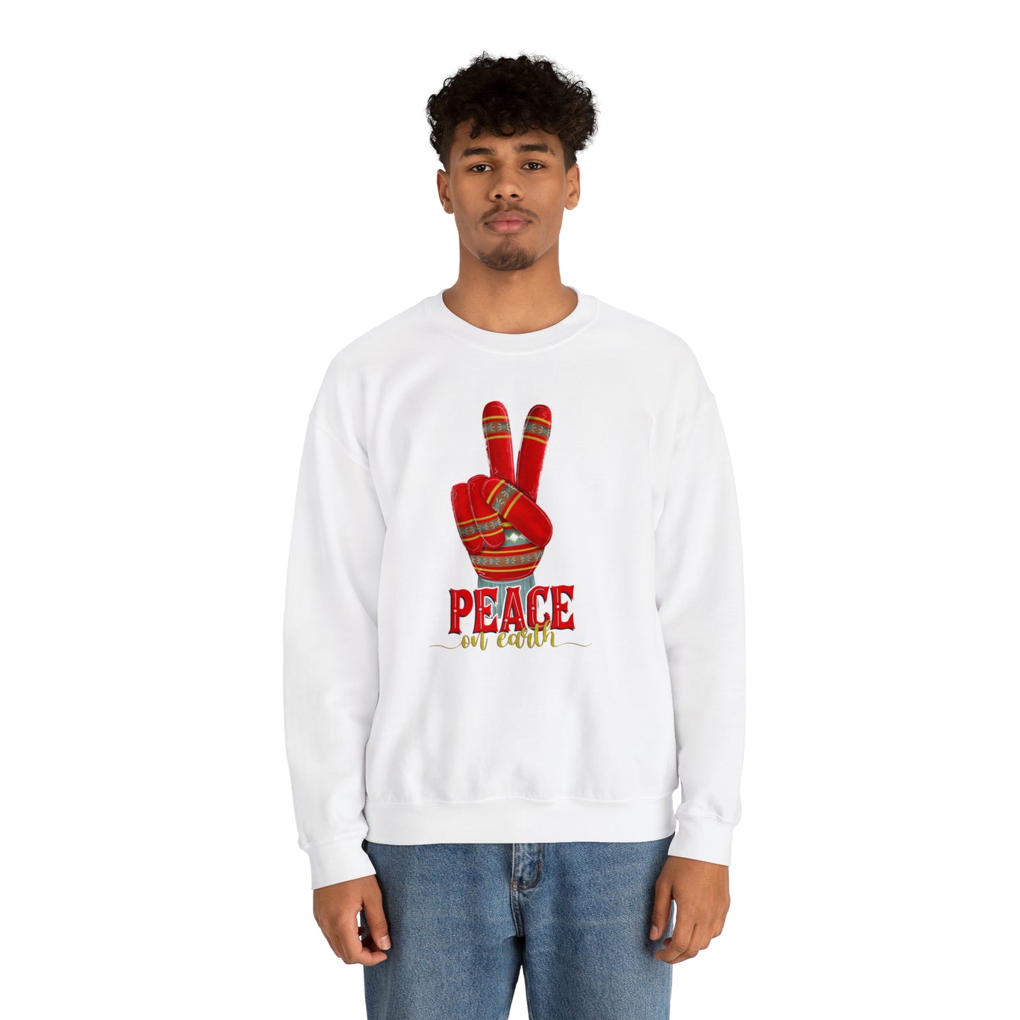 Peace on Earth Heavyweight Crewneck Sweatshirt