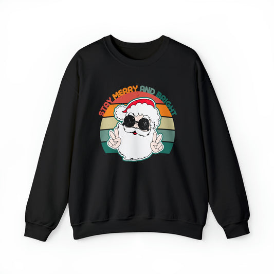 Stay Merry and Bright Heavyweight Crewneck Sweatshirt