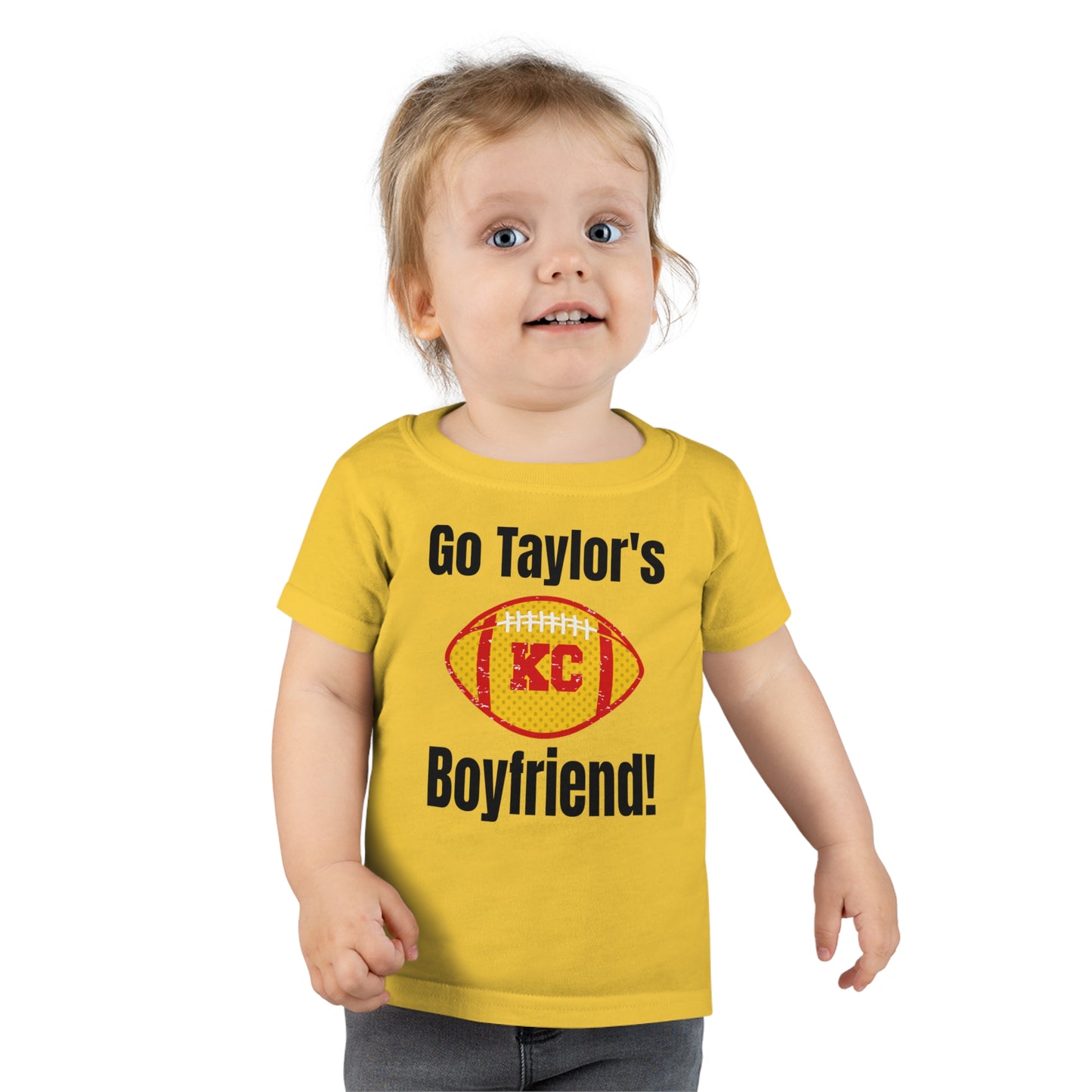 Go Taylor's Boyfriend Swift and Kelce Football Toddler T-shirt