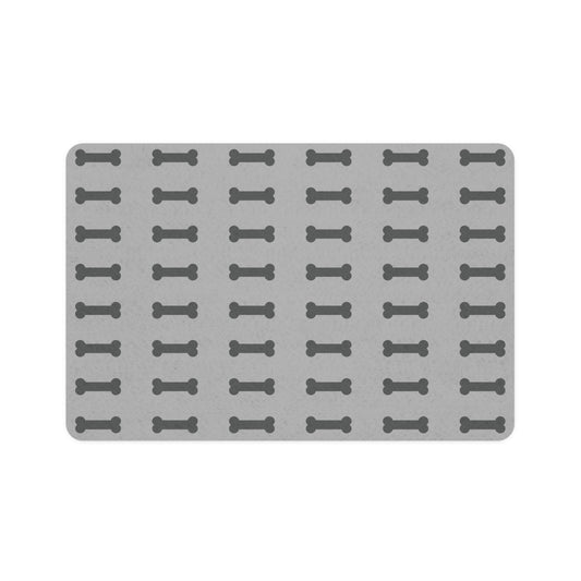 Bone Print Pet Food Mat (12x18)