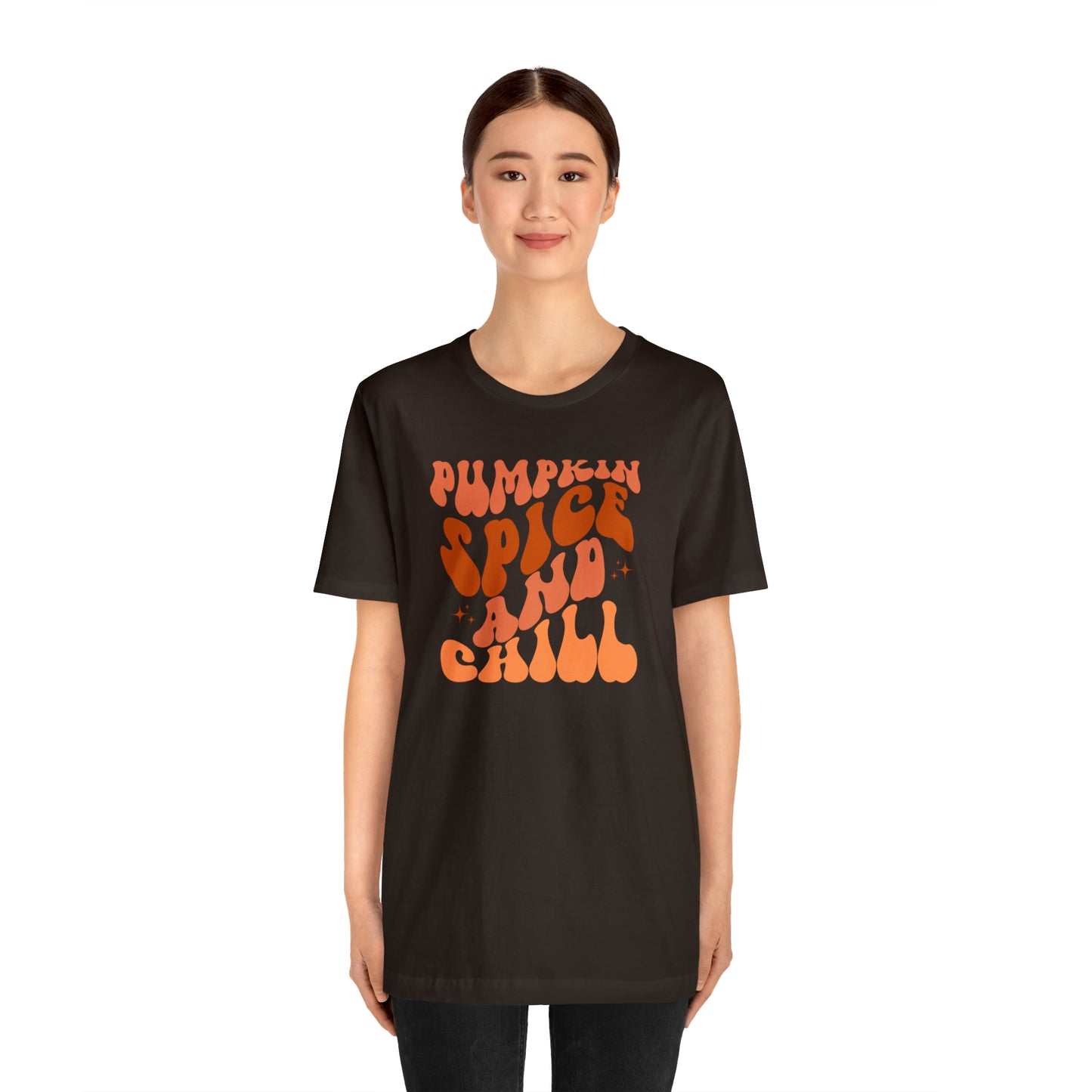 Pumpkin Spice and Chill Teacher T-Shirt