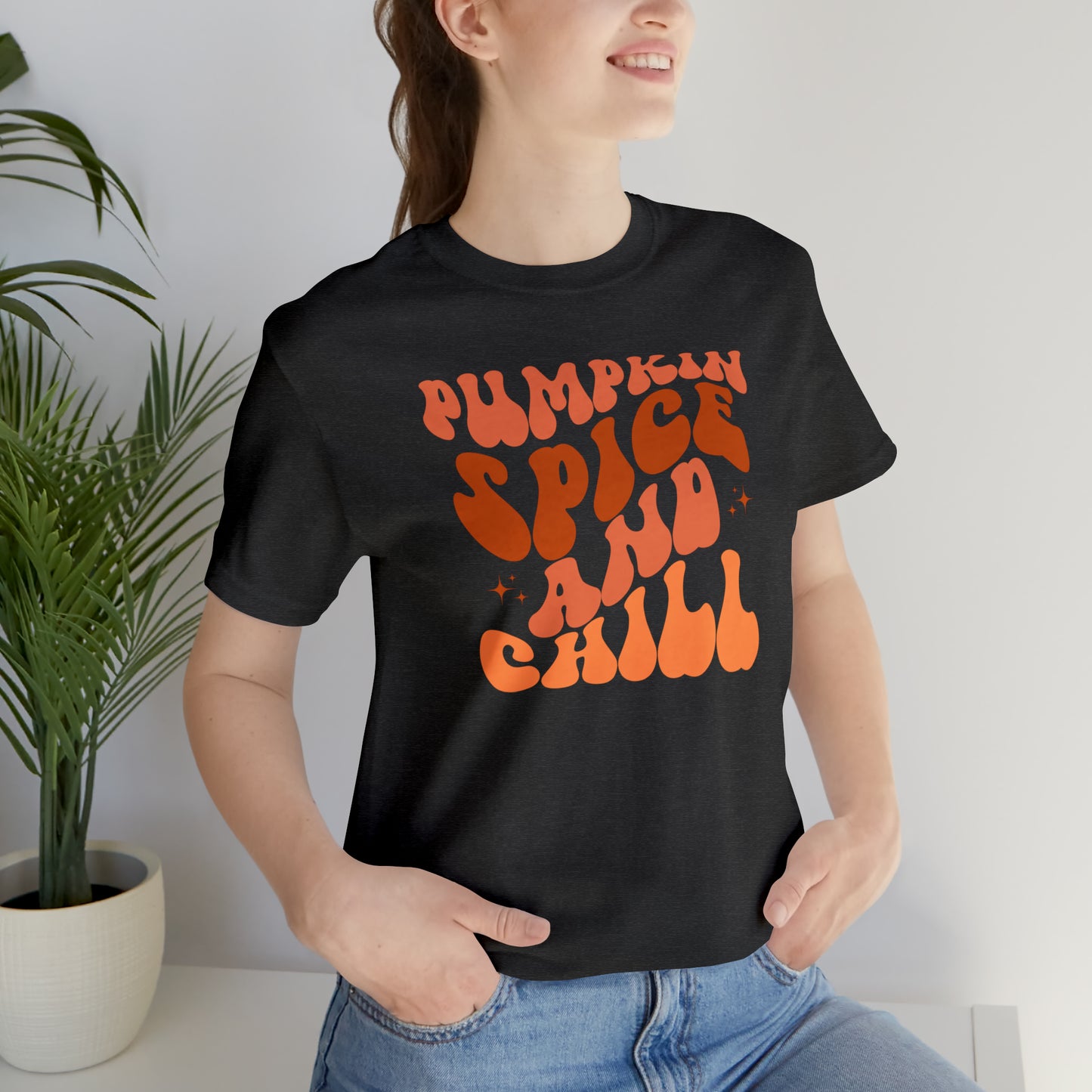 Pumpkin Spice and Chill Teacher T-Shirt