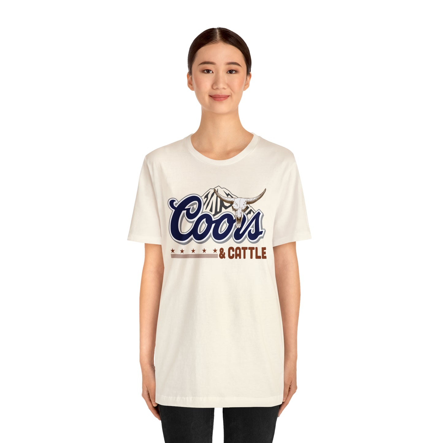 Beer and Cattle Unisex Jersey Short Sleeve Tee