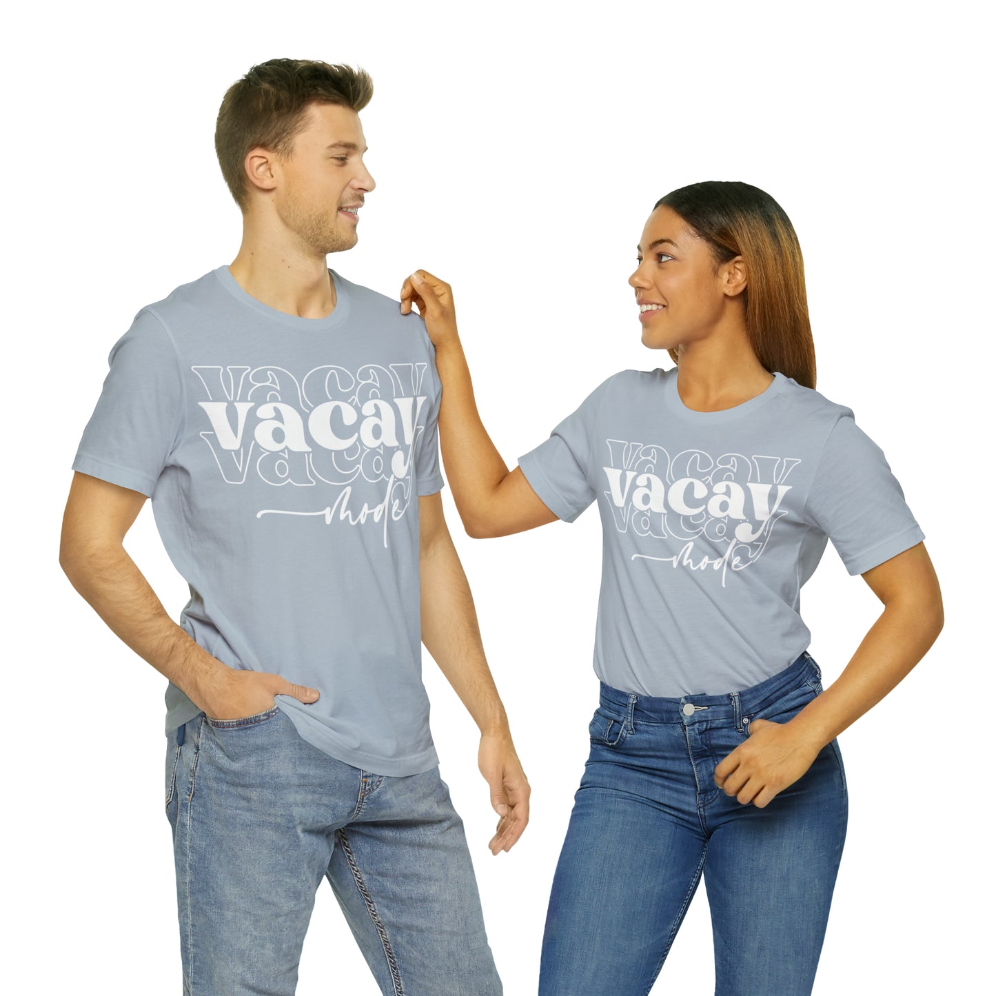 "Vacay Mode" Unisex Jersey Short Sleeve Tee