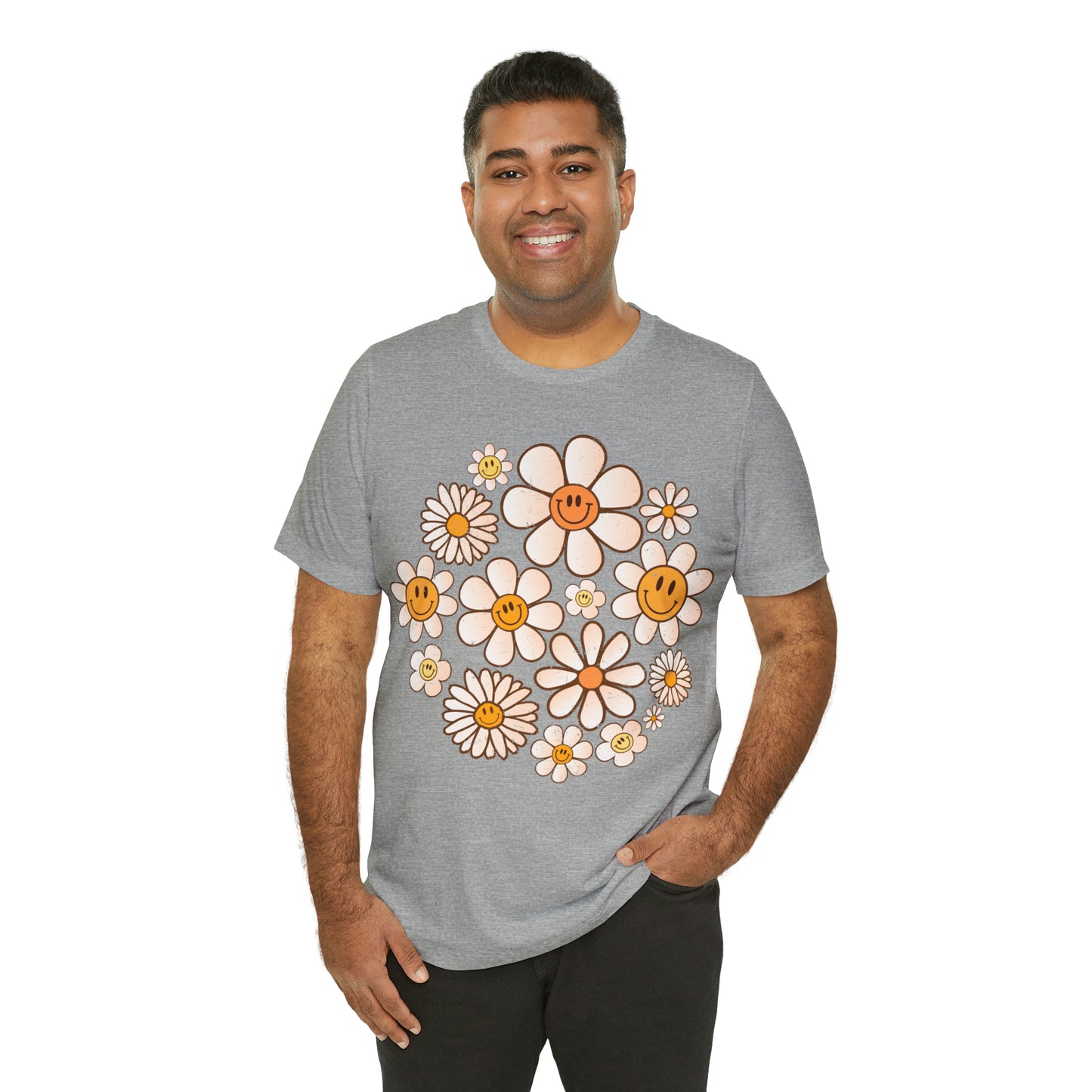 Distressed Smiling Daisies T-Shirt