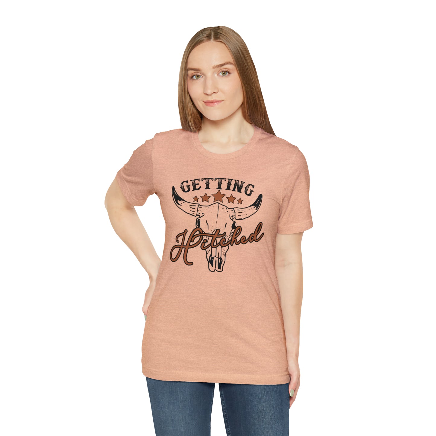 Vintage Getting Hitched Bride T-Shirt