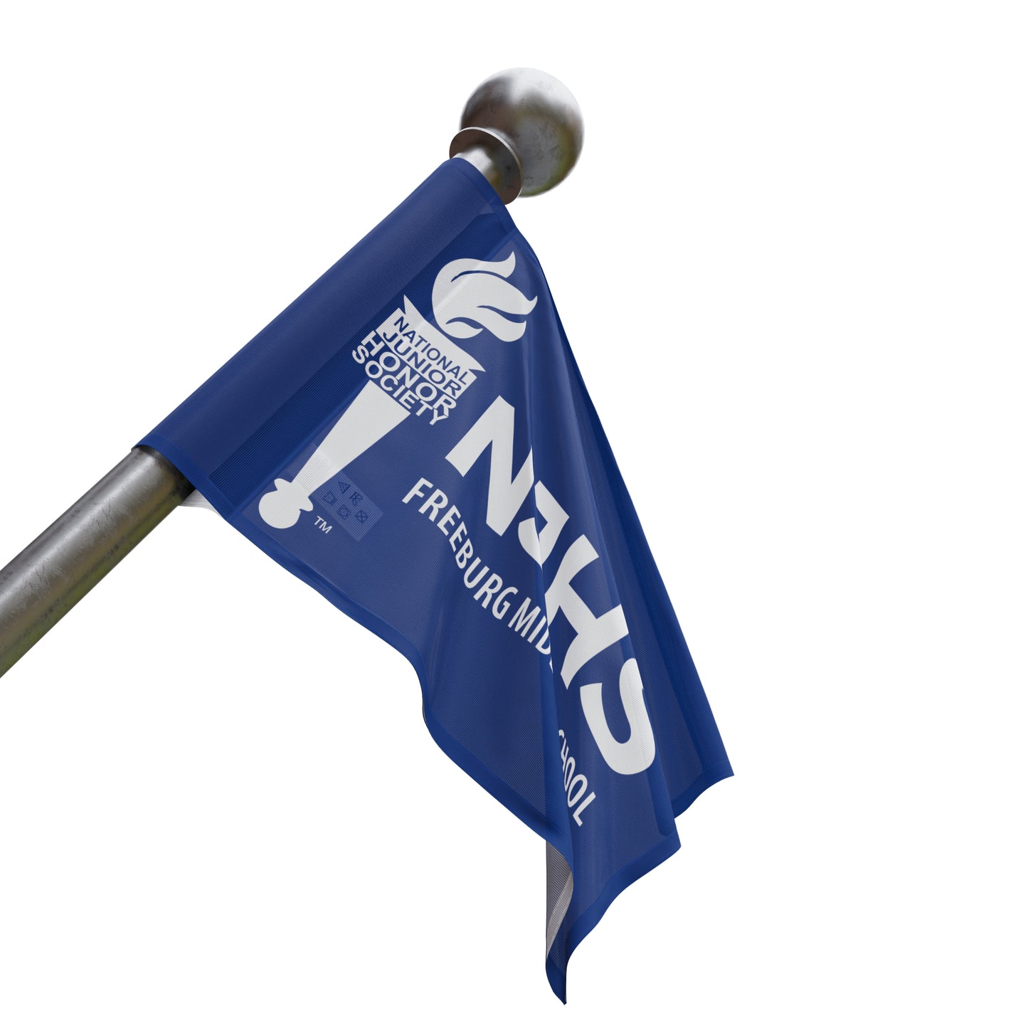 Freeburg Middle School NJHS National Junior Honor Society Flag - Slate Blue