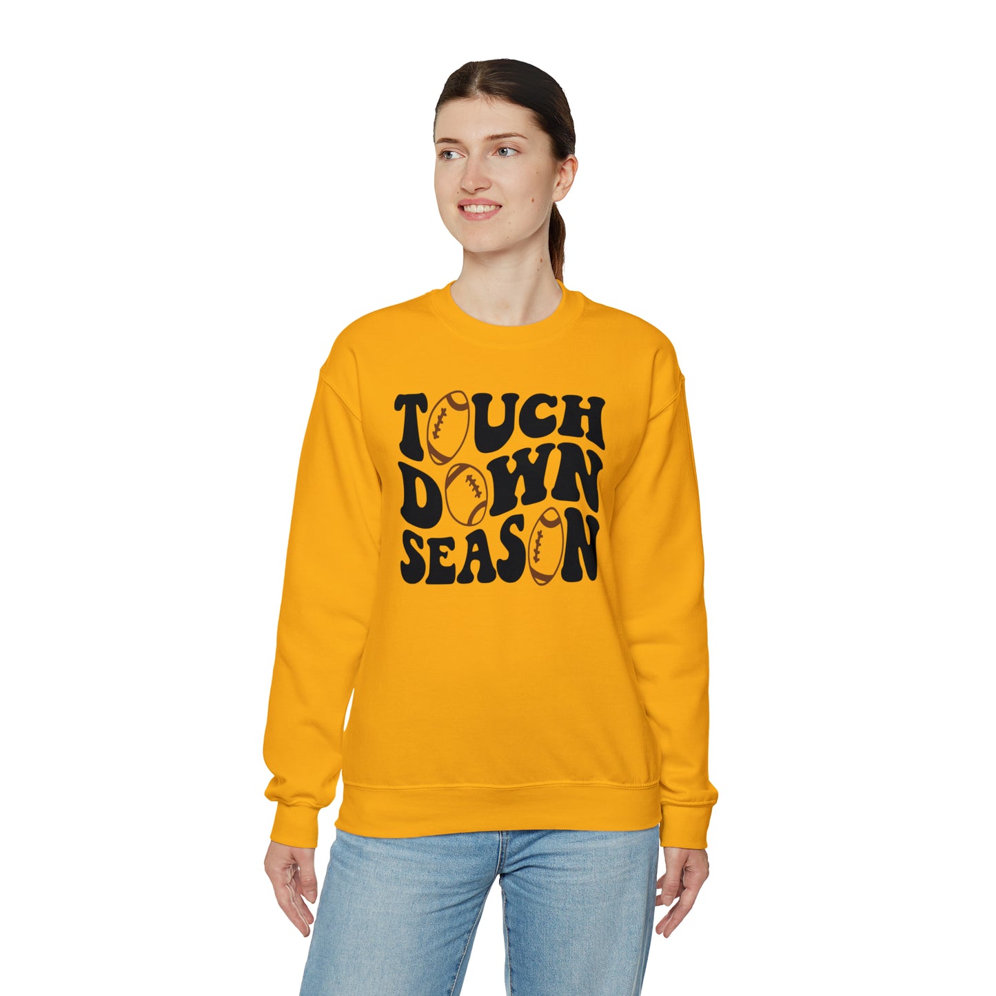 Touch Down Season Heavy Blend™ Crewneck Sweatshirt