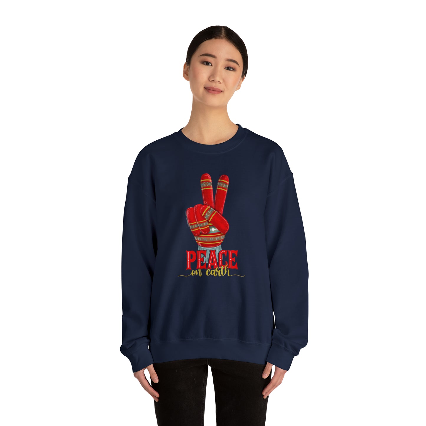 Peace on Earth Heavyweight Crewneck Sweatshirt