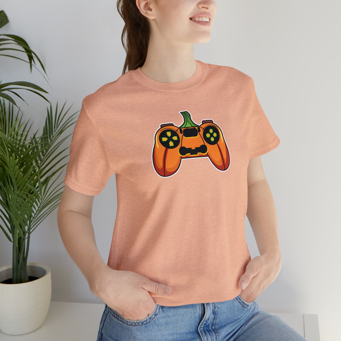 Halloween Pumpkin Gaming Jack-O-Lantern T-Shirt