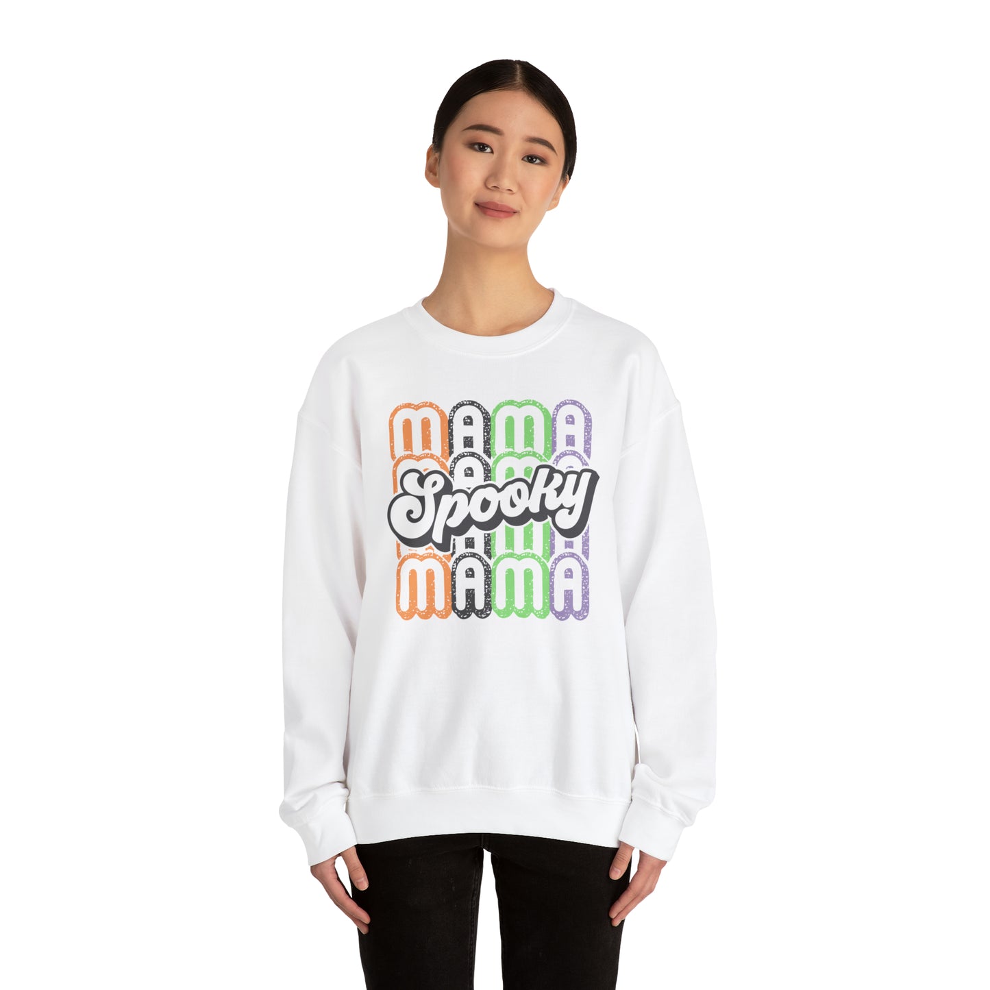 Spooky Mama Unisex Heavy Blend™ Crewneck Sweatshirt