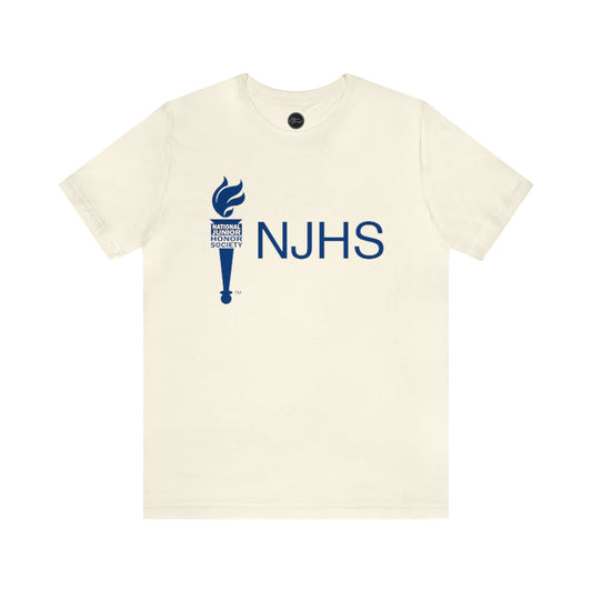 NJHS National Junior Honor Society Torch Bella Jersey Short Sleeve Tee (Unisex)