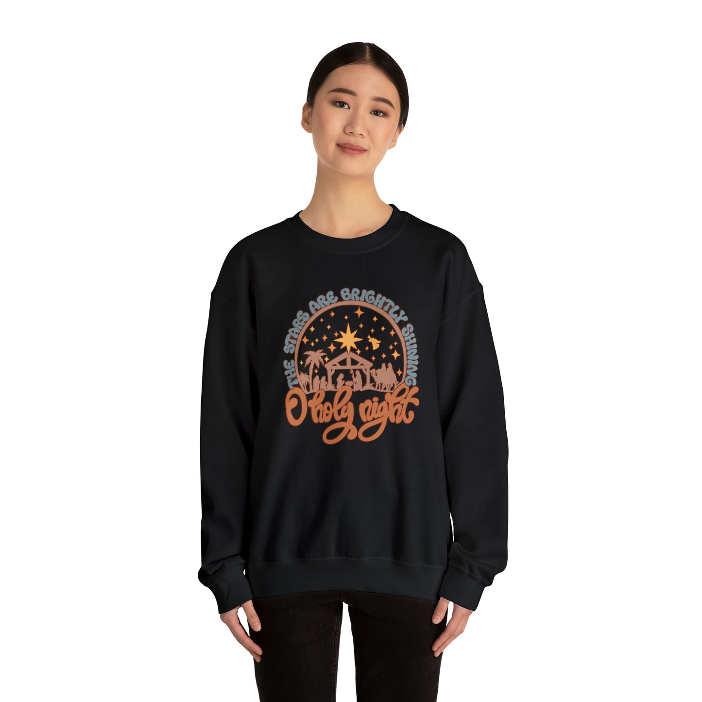 Oh Holy Night Heavyweight Crewneck Sweatshirt