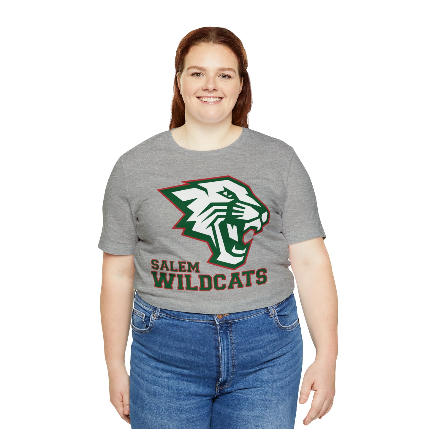 Salem Wildcats Jersey Short Sleeve Tee - Green Print