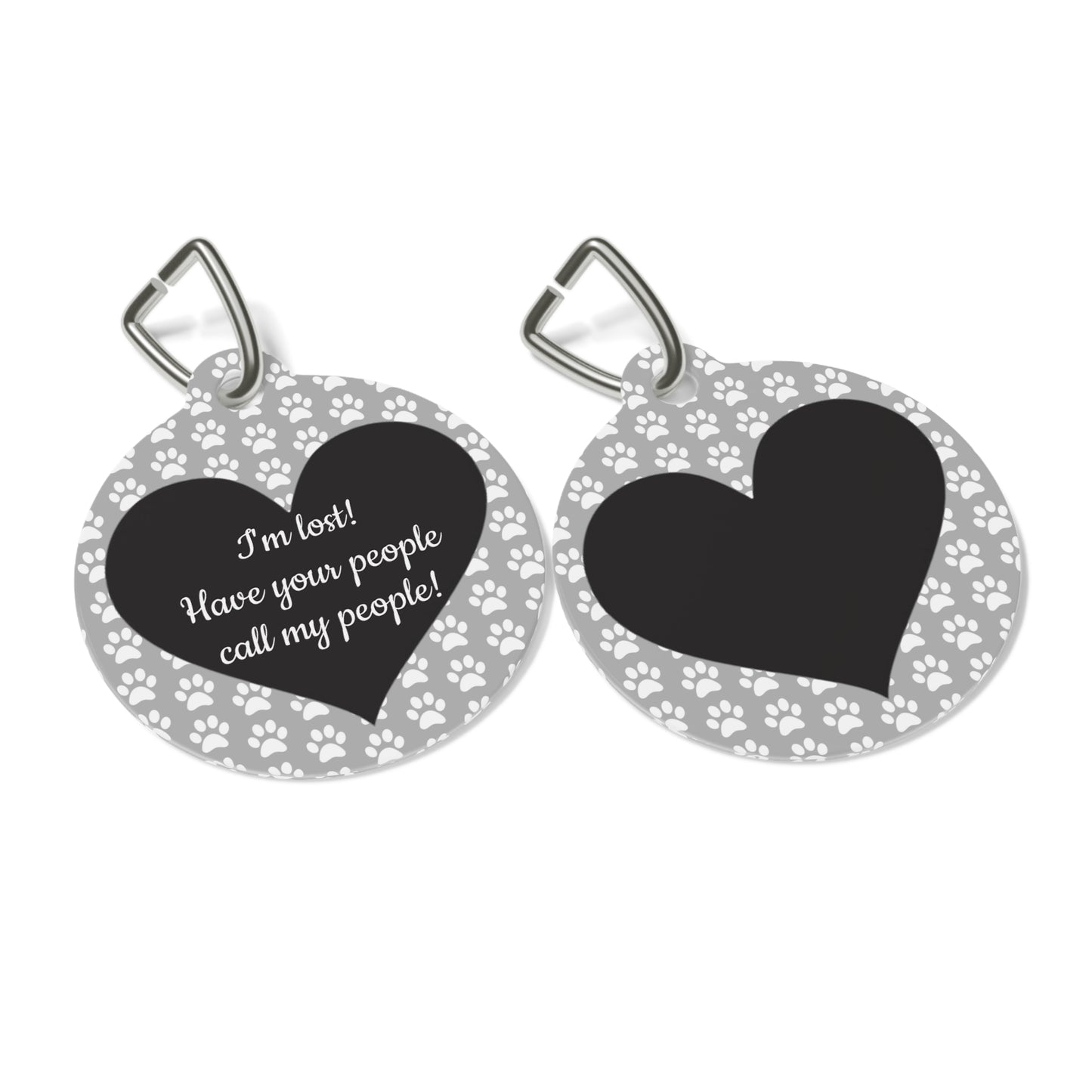 I'm Lost Heart Pet Tag