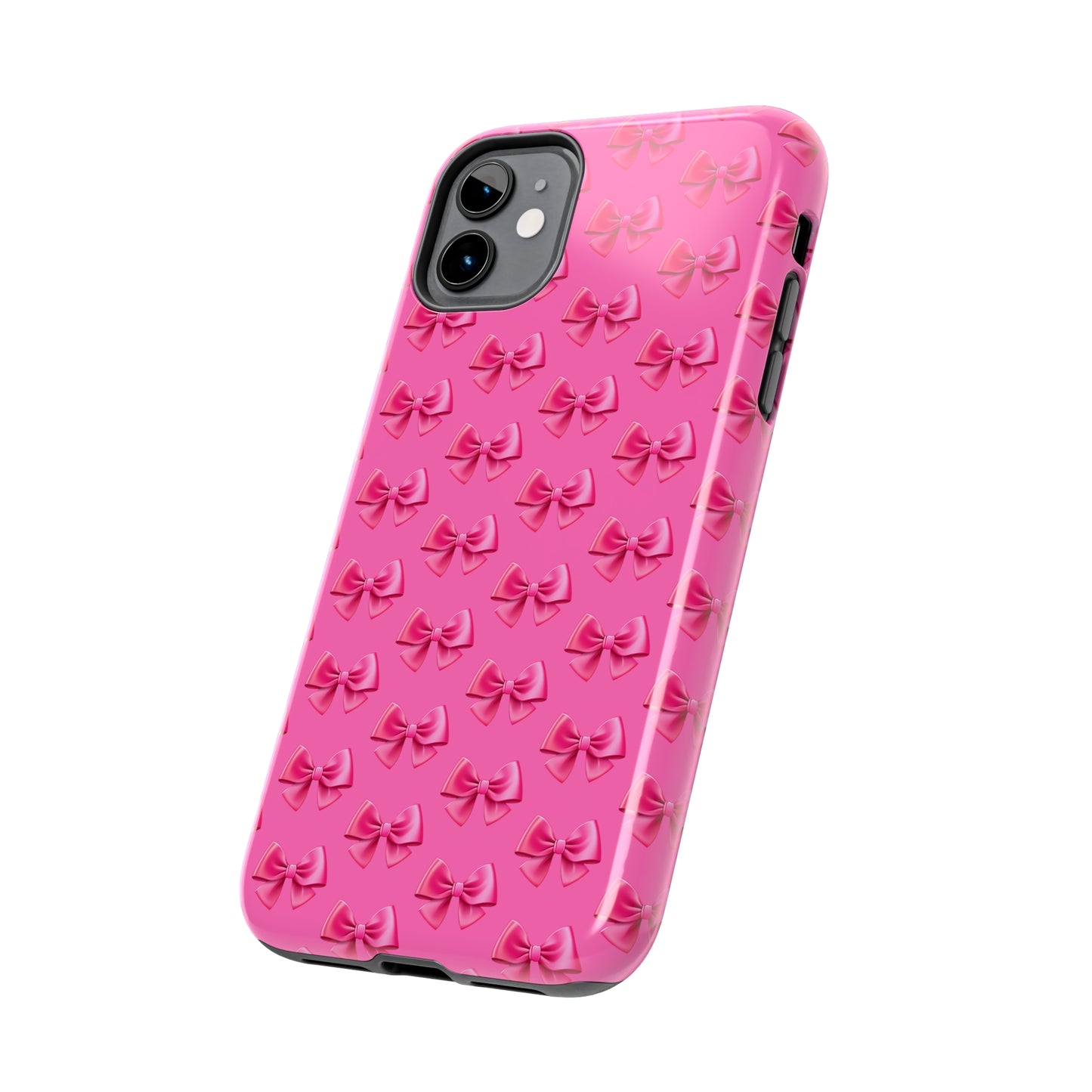 Barbie Pink Bows Themed Tough Phone Cases