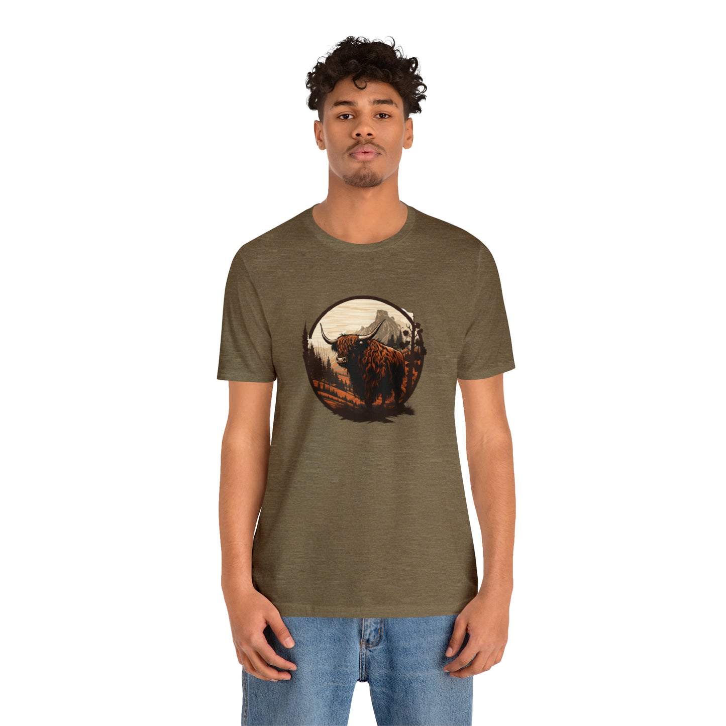 "Vintage Buffalo" Unisex Jersey Short Sleeve Tee