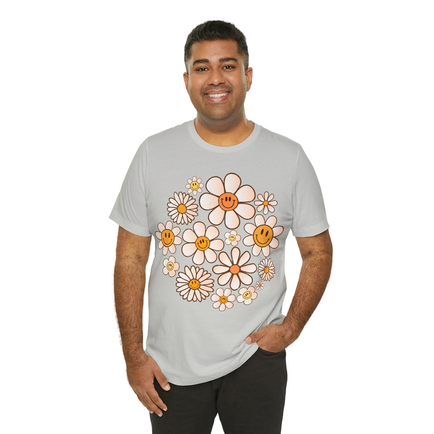 Distressed Smiling Daisies T-Shirt