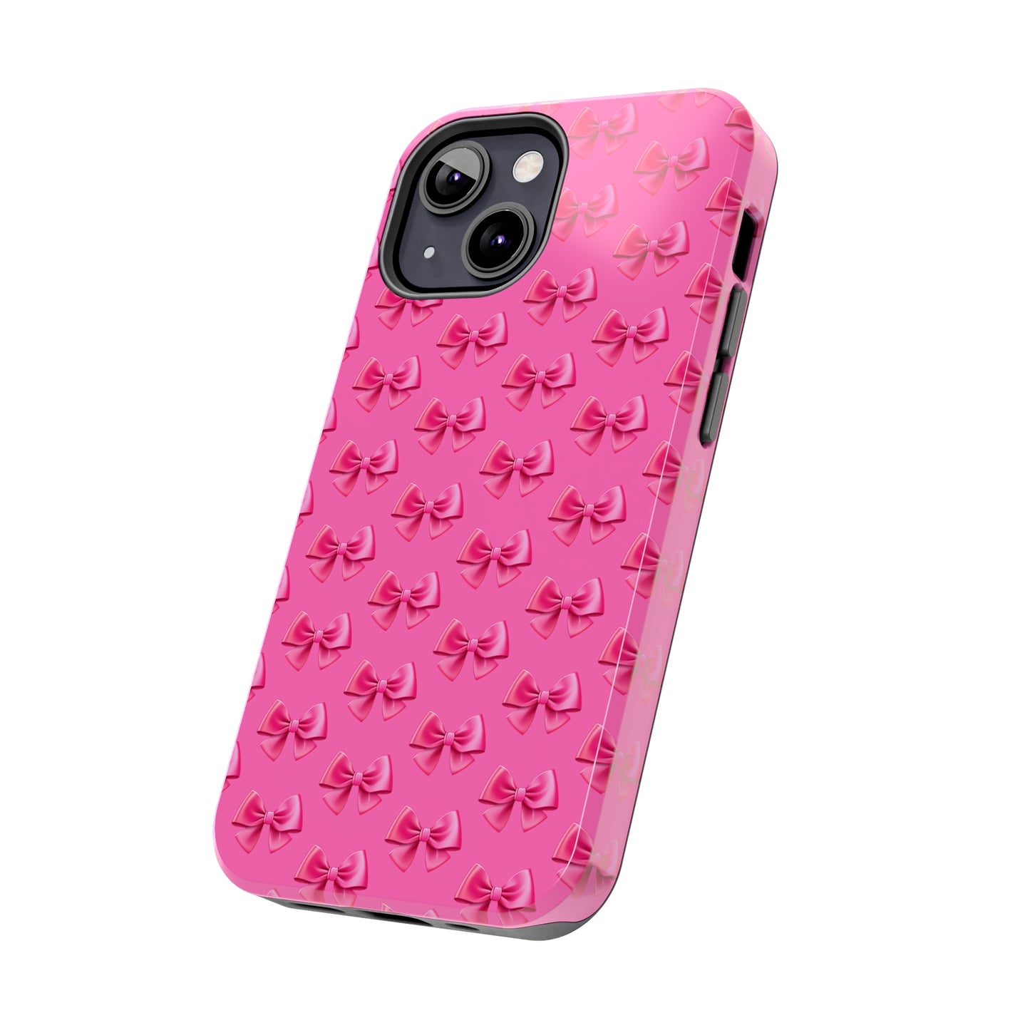 Barbie Pink Bows Themed Tough Phone Cases