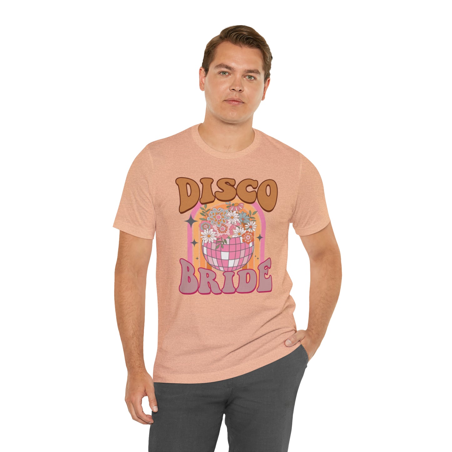 Retro Disco Bride Mirror Ball T-Shirt