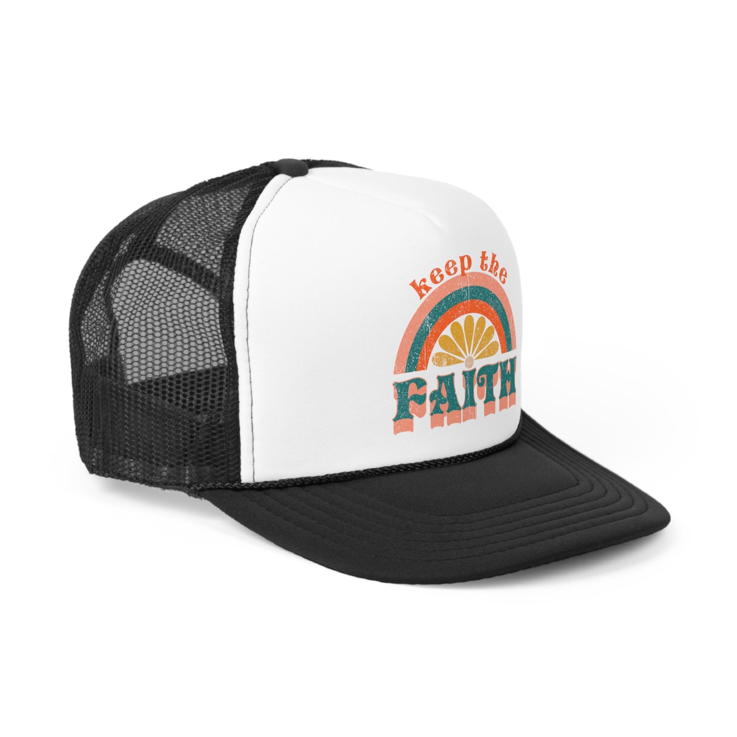 Keep the Faith Christian Tall Trucker Caps