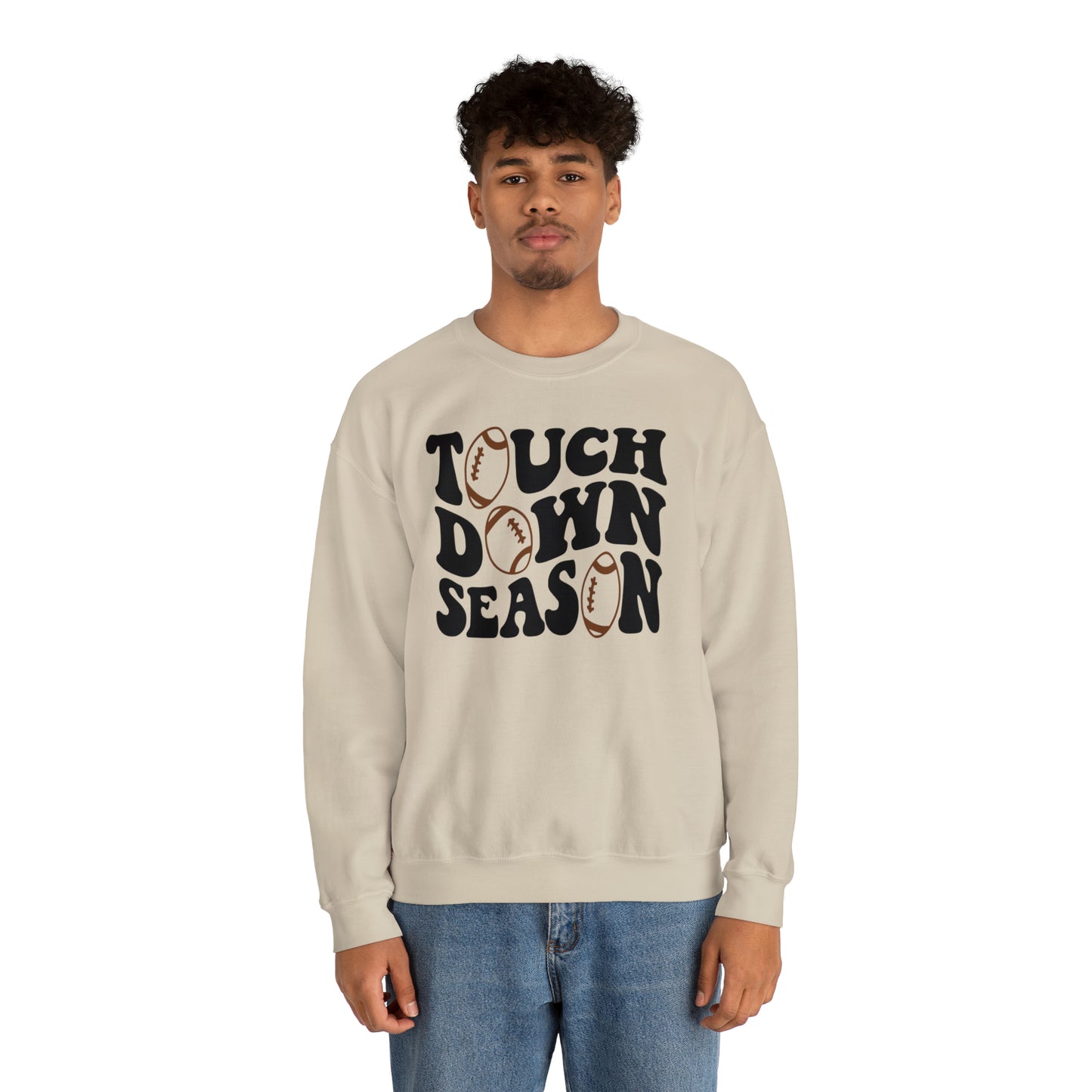 Touch Down Season Heavy Blend™ Crewneck Sweatshirt