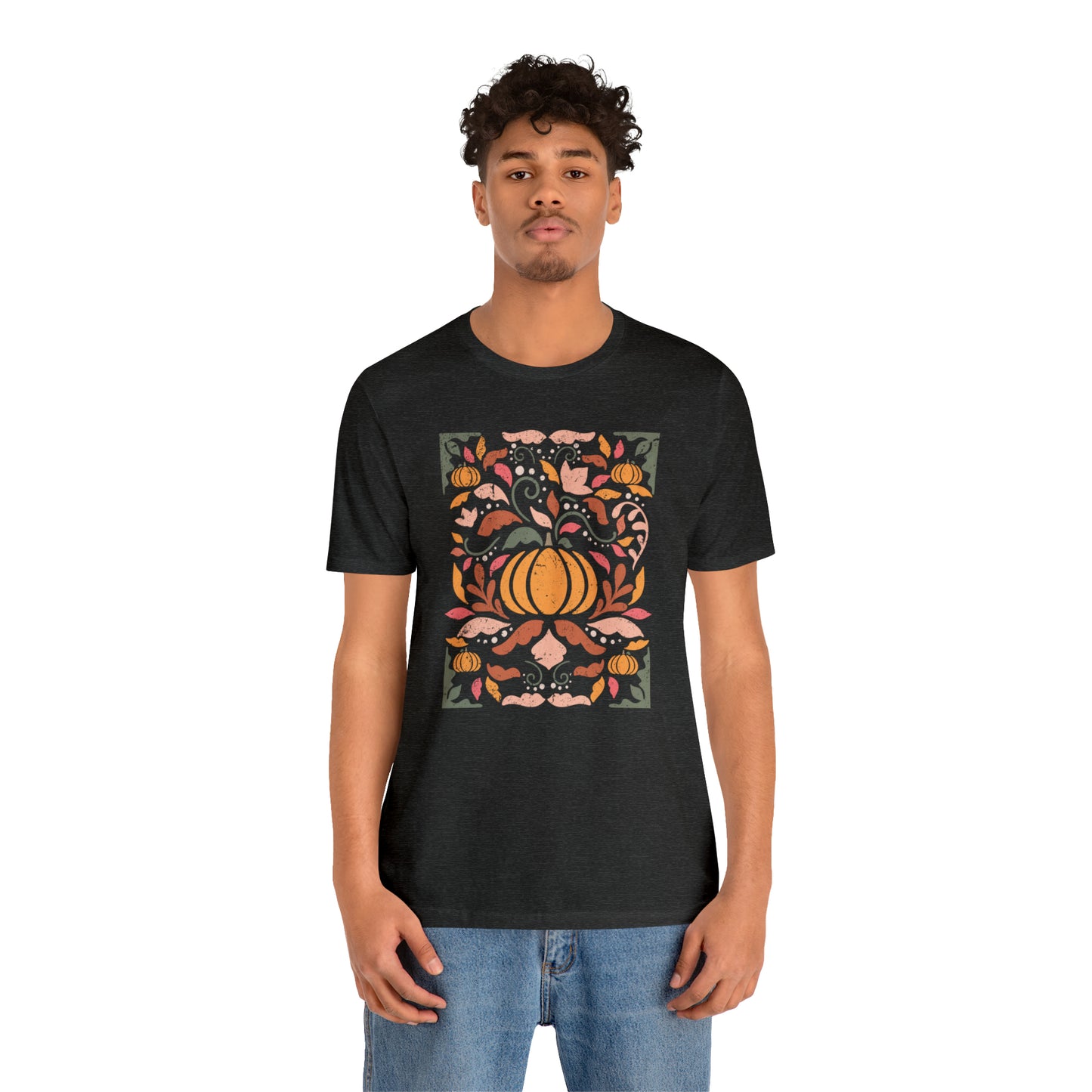 Distressed Boho Fall Floral Mural T-Shirt