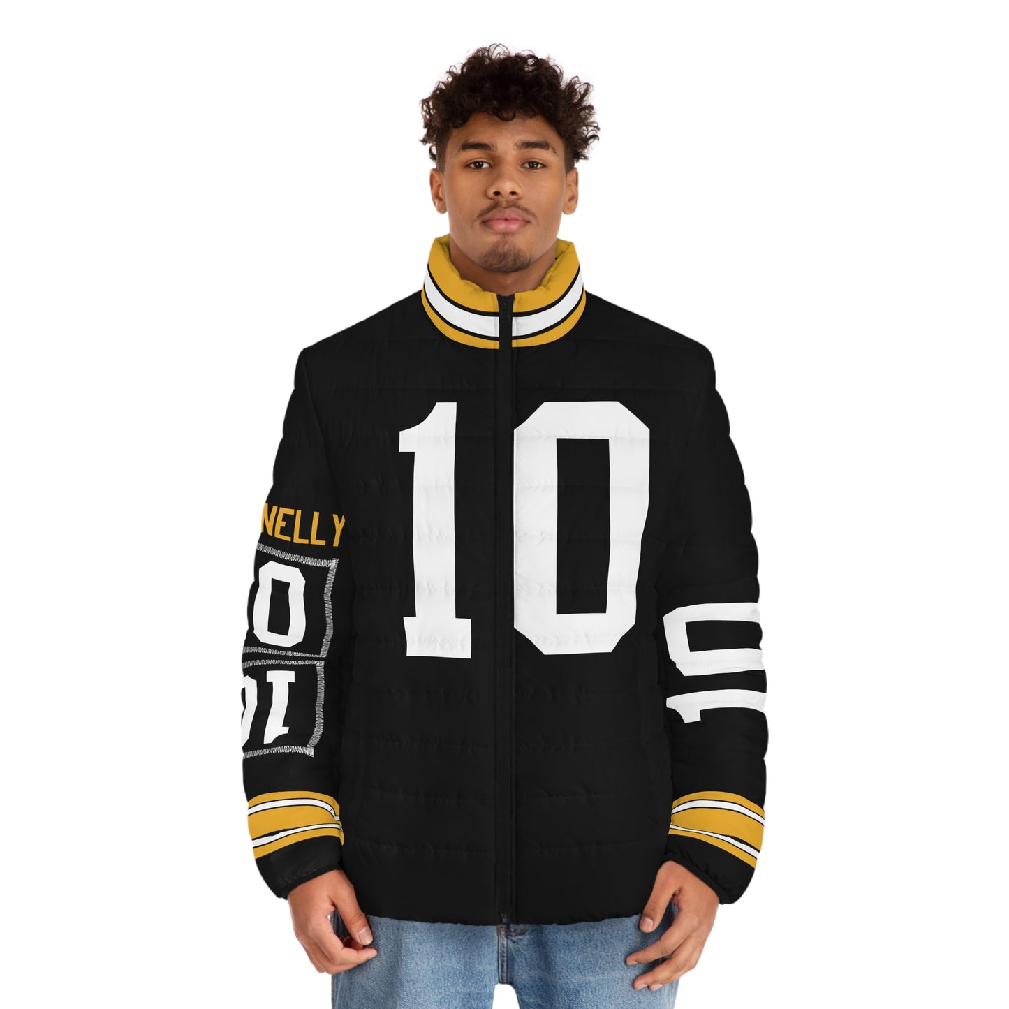 Connelly 10 Custom Pittsburgh Any Name & Number Game Day Men's Puffer Coat/ Jacket