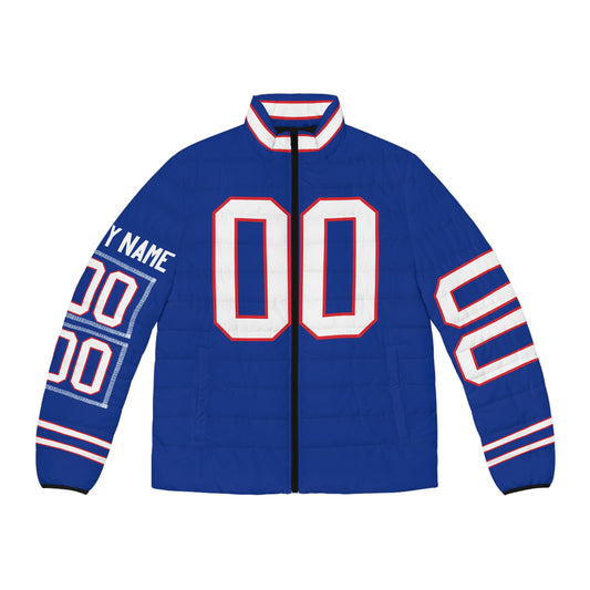 Buffalo Any Name & Number Game Day Men's Puffer Coat/ Jacket