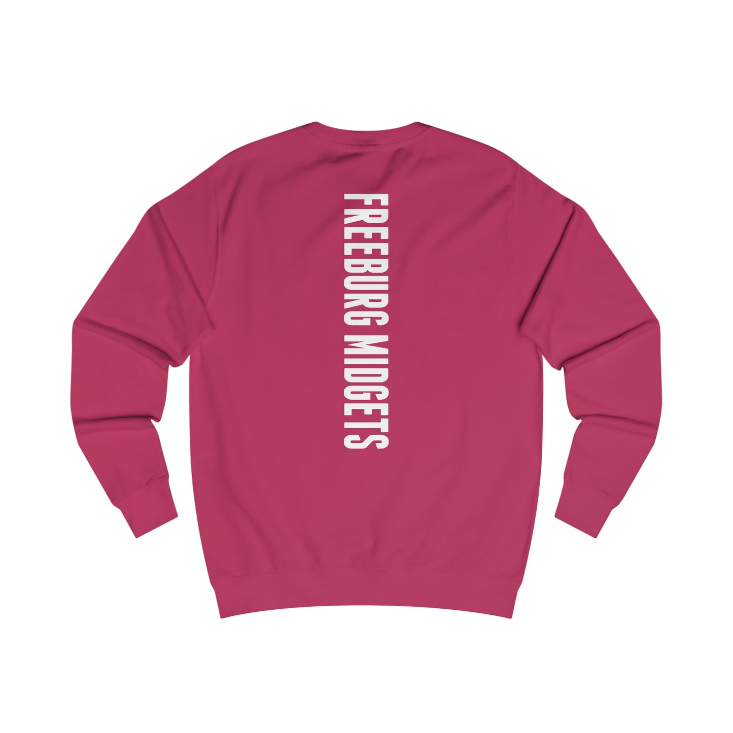 Front and Back Design - Varsity F Vertical Freeburg Midgets Logo Unisex Heavy Blend™ Crewneck Sweatshirt