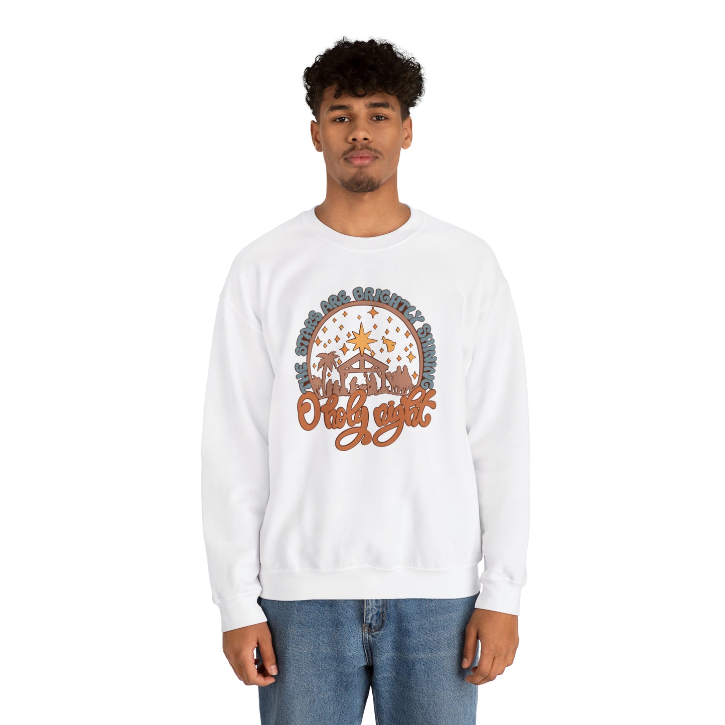 Oh Holy Night Heavyweight Crewneck Sweatshirt